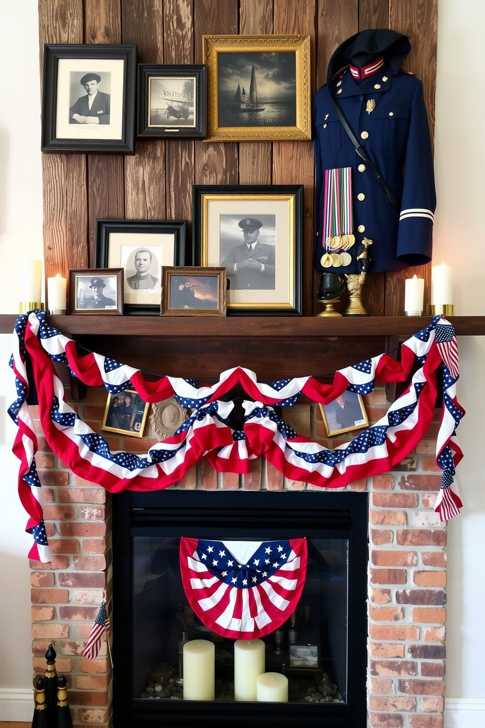 Memorial Day Fireplace Decorating Ideas 5