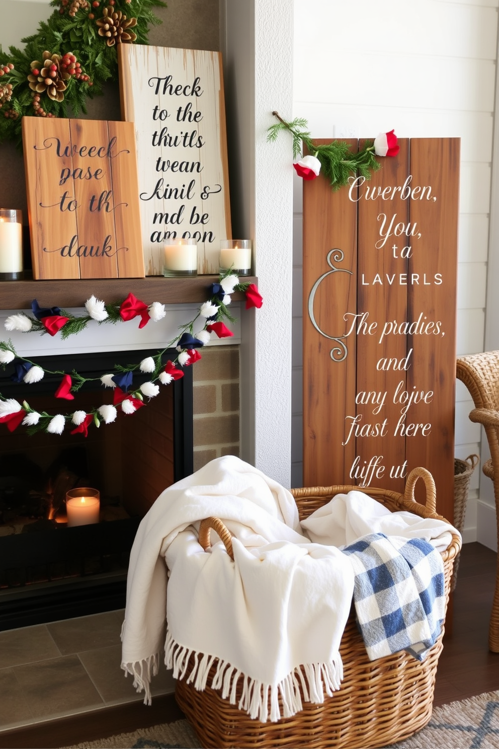 Memorial Day Fireplace Decorating Ideas 8