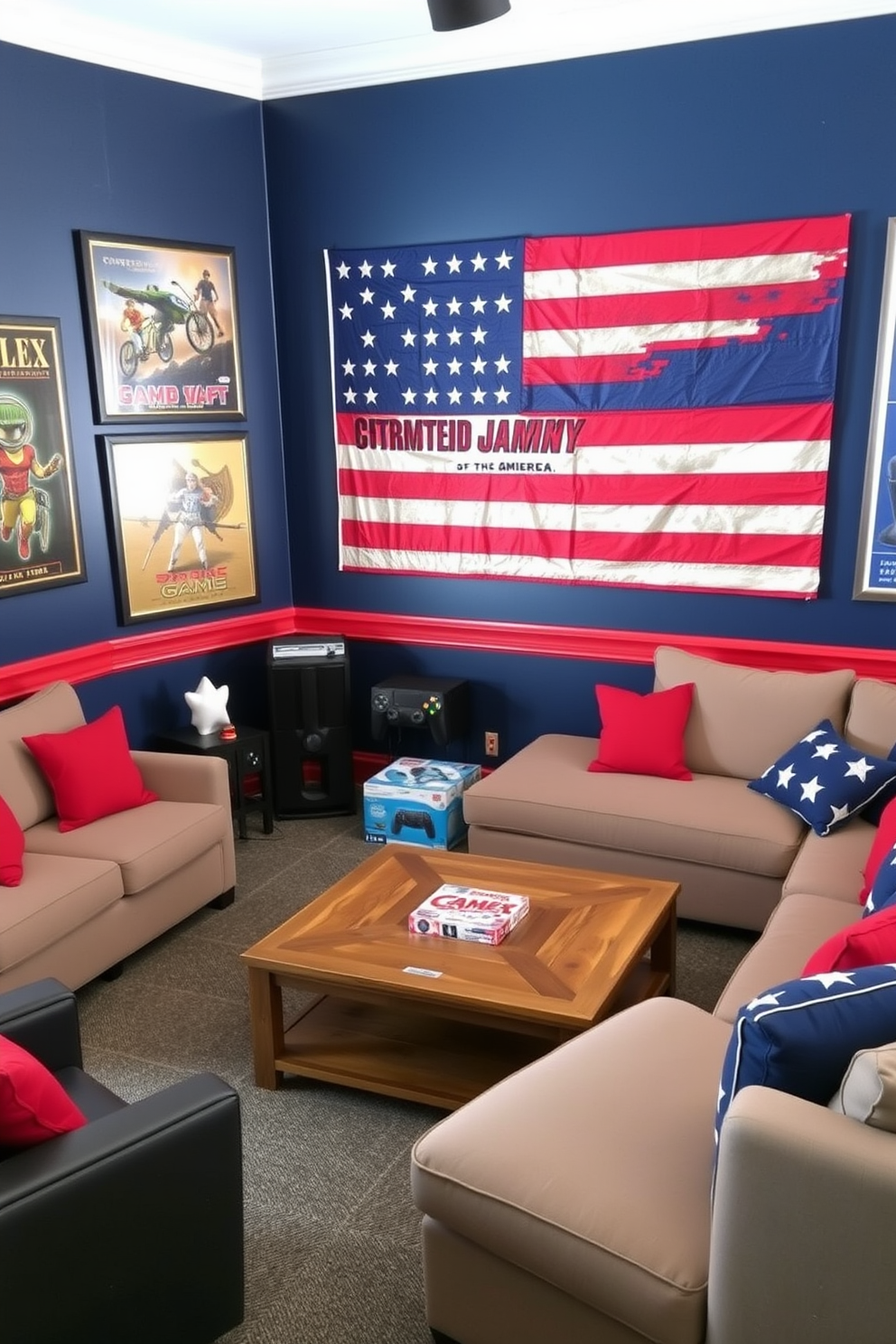 Memorial Day Game Room Decorating Ideas 1