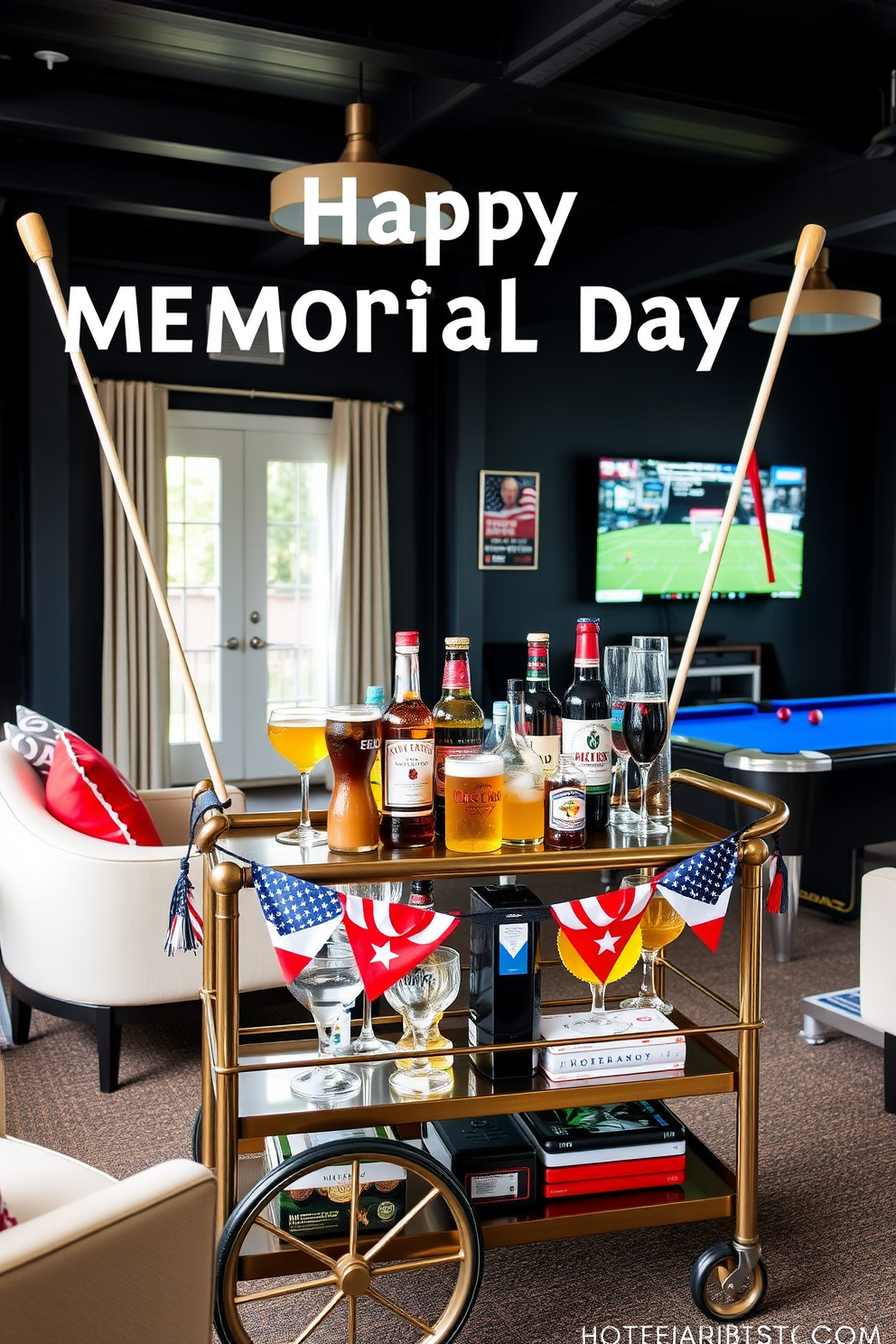 Memorial Day Game Room Decorating Ideas 10