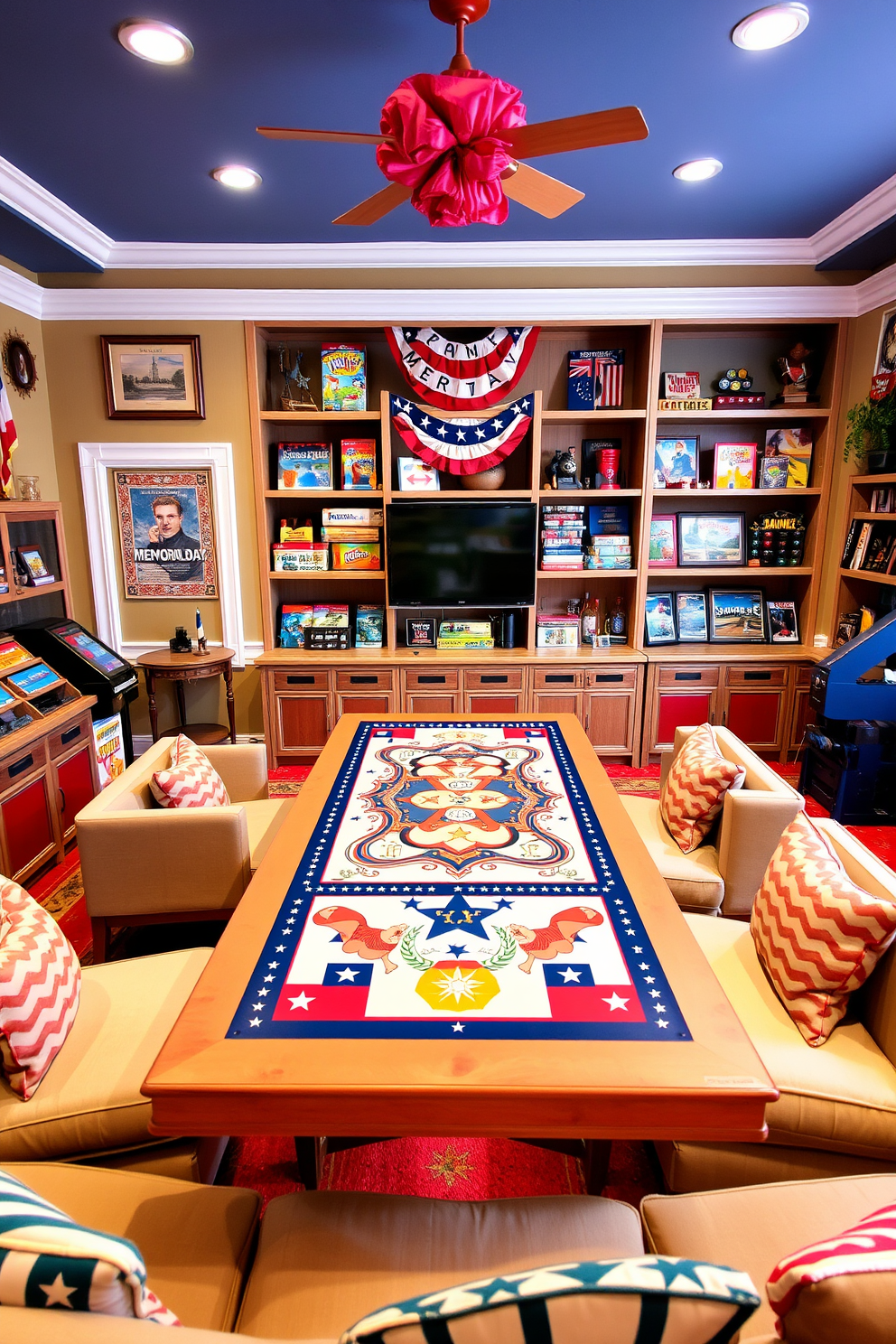 Memorial Day Game Room Decorating Ideas 17