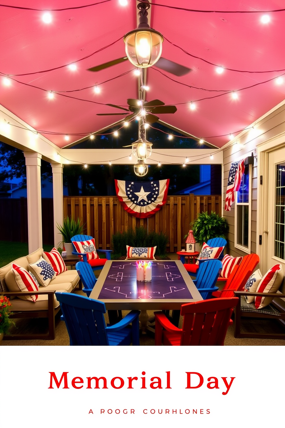 Memorial Day Game Room Decorating Ideas 26