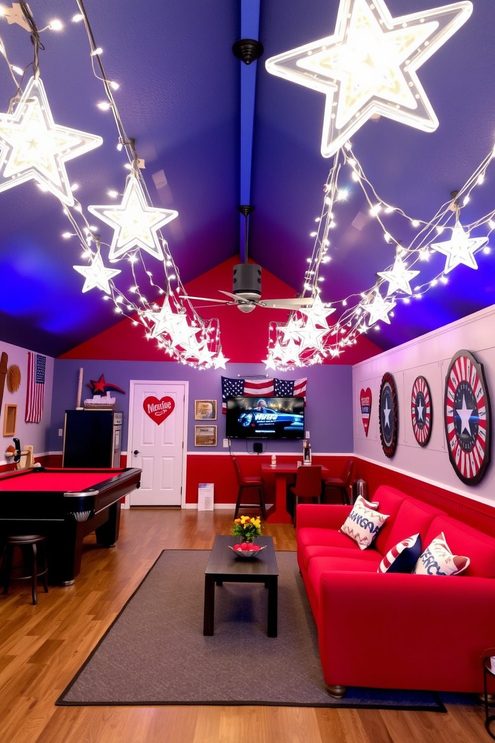 Memorial Day Game Room Decorating Ideas 4