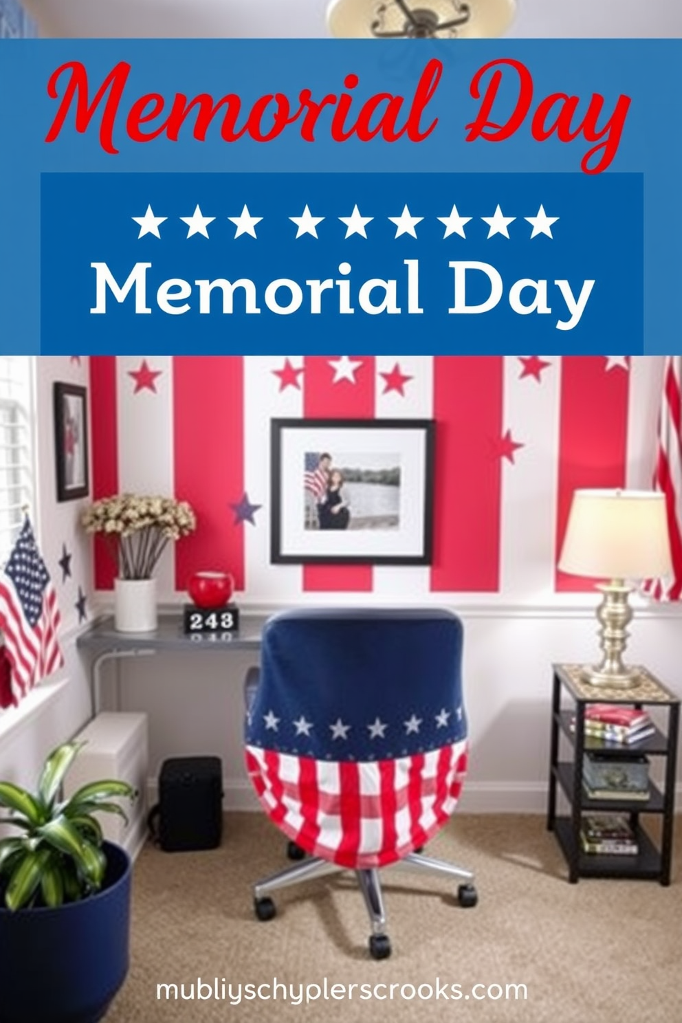 Memorial Day Home Office Decorating Ideas 23