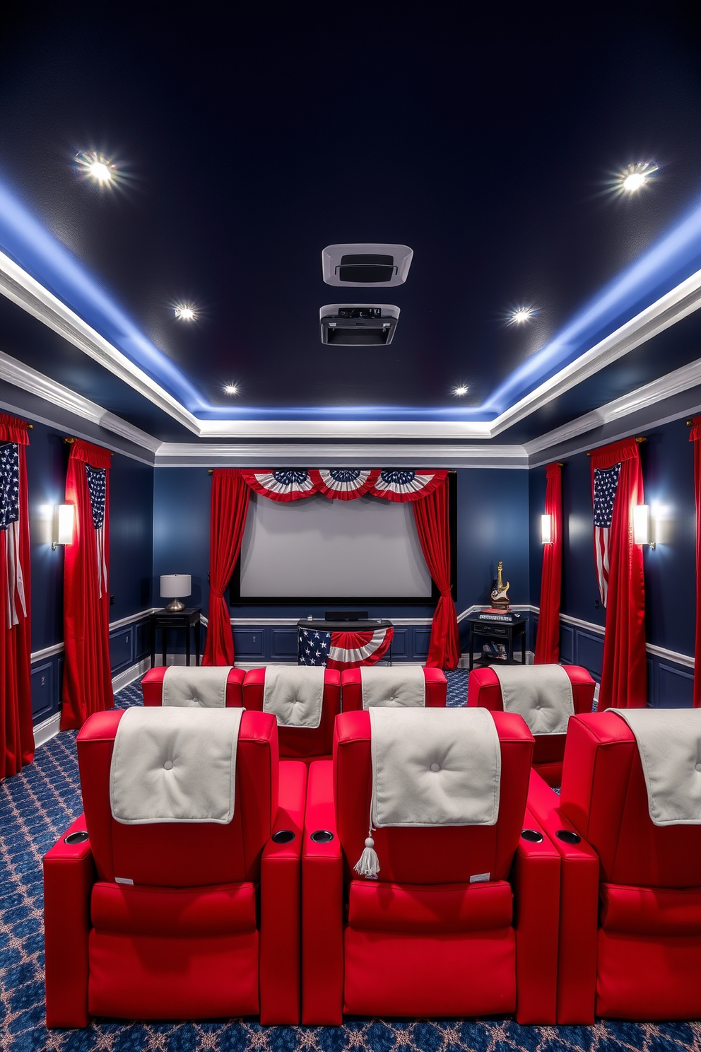 Memorial Day Home Theater Decorating Ideas 1