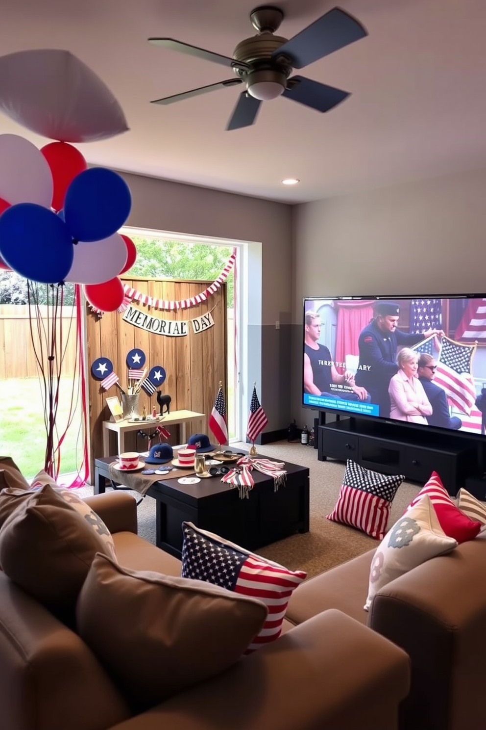 Memorial Day Home Theater Decorating Ideas 14