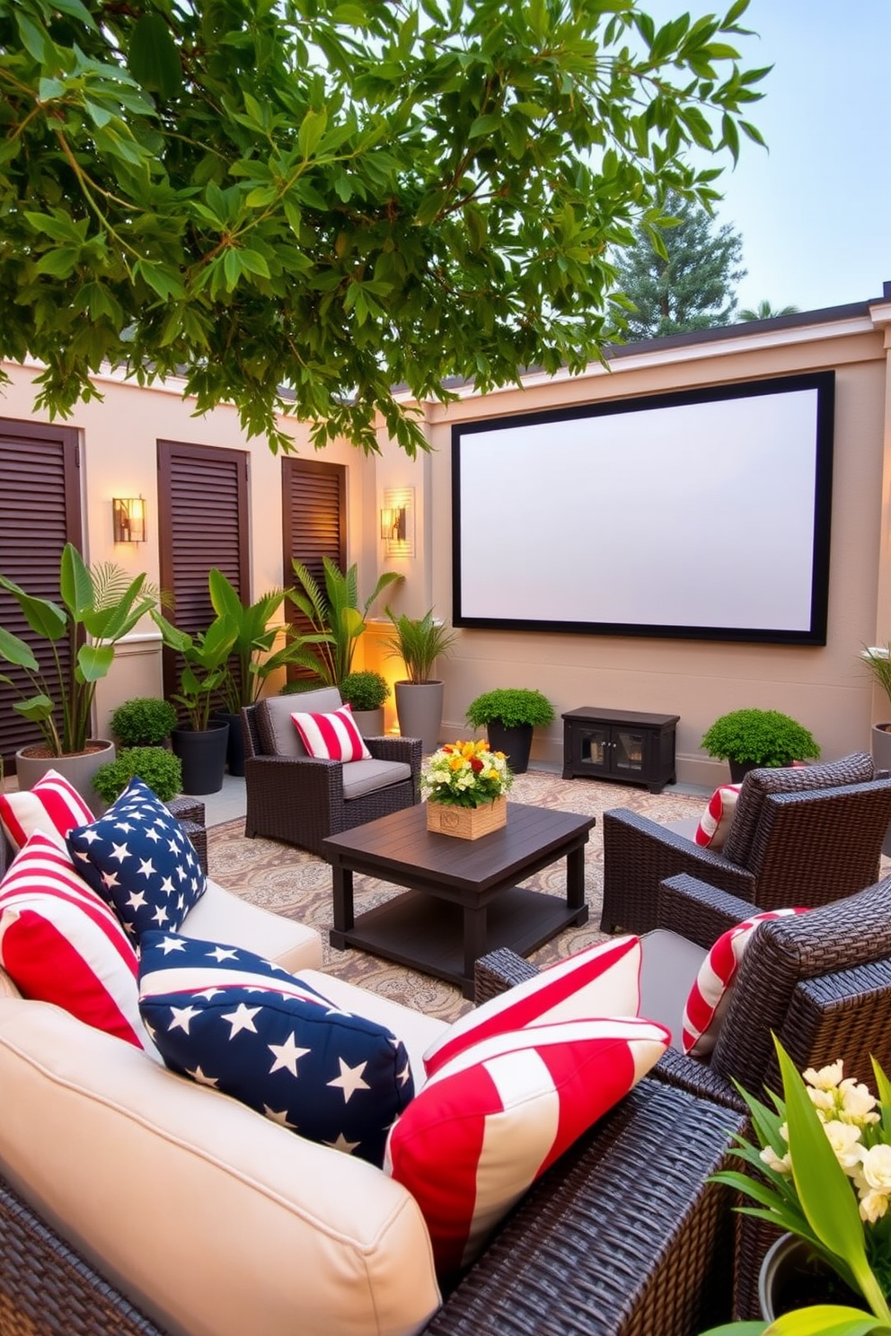 Memorial Day Home Theater Decorating Ideas 23