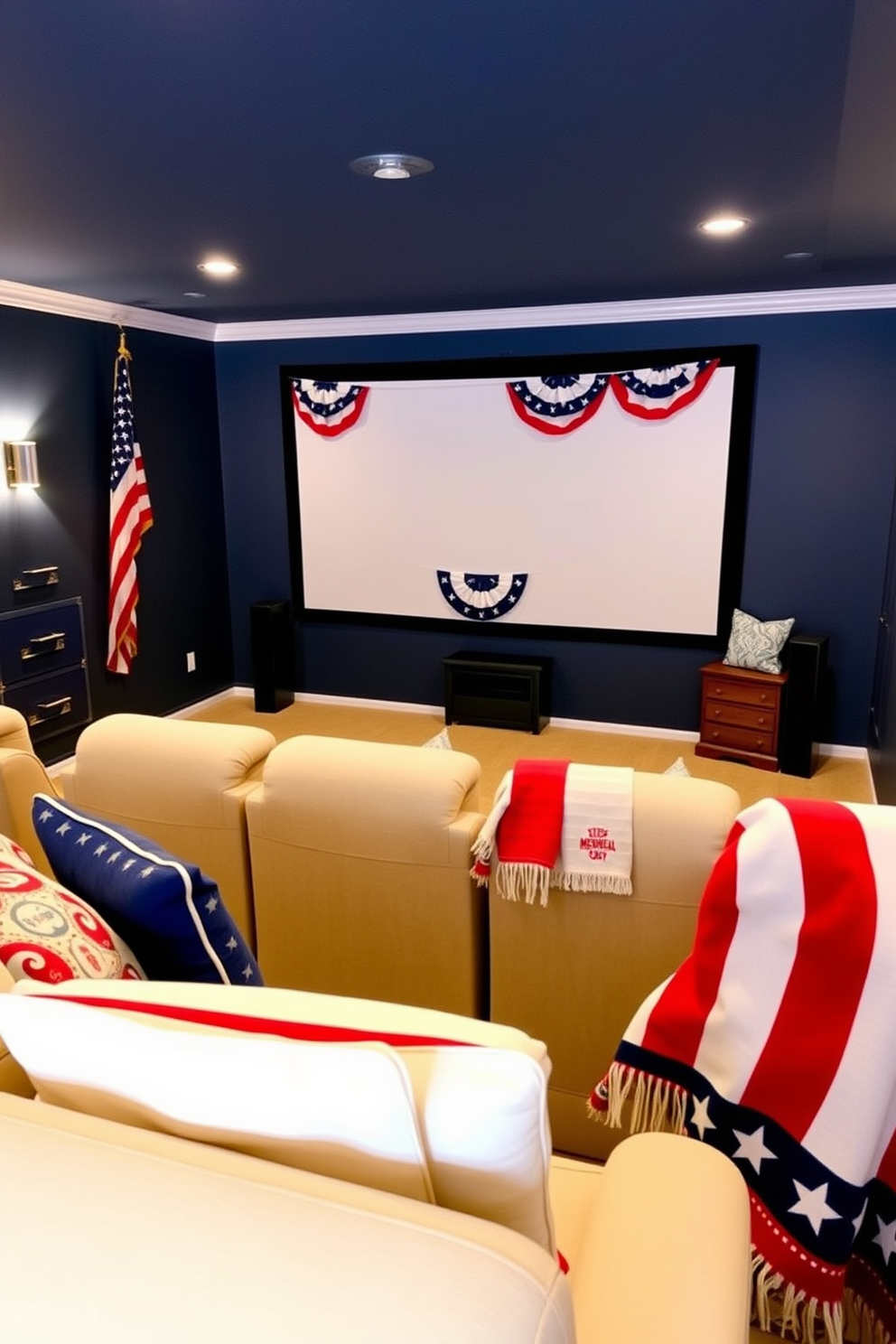 Memorial Day Home Theater Decorating Ideas 26