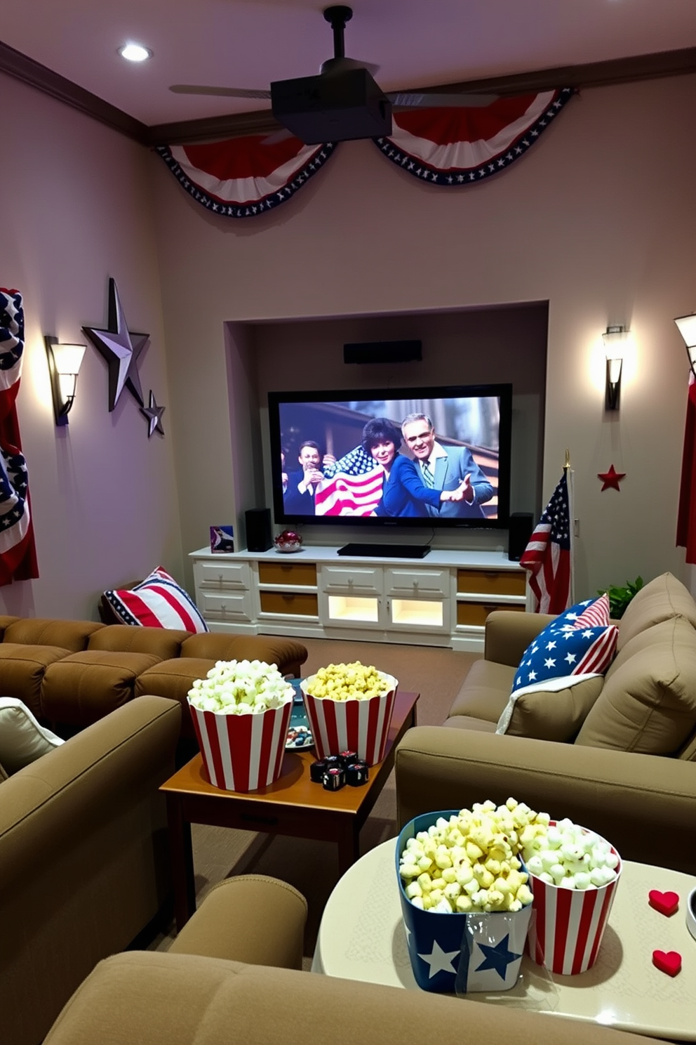 Memorial Day Home Theater Decorating Ideas 29