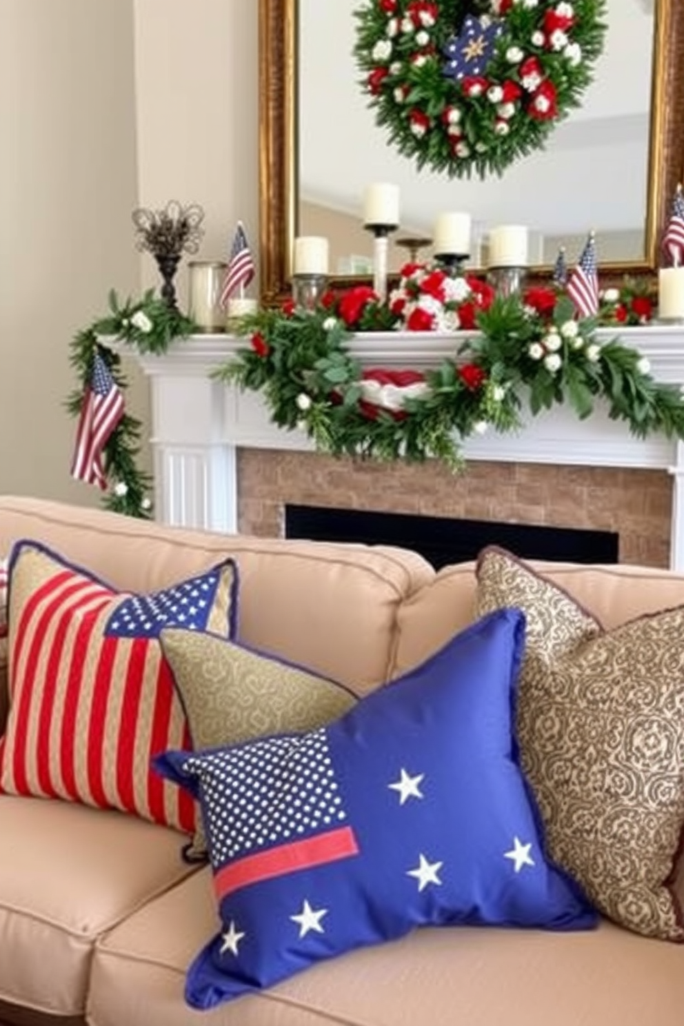 Memorial Day Mantel Decorating Ideas 10