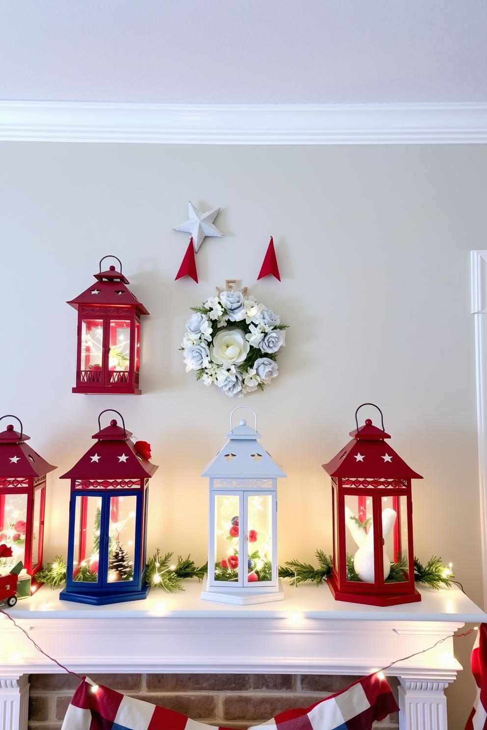 Memorial Day Mantel Decorating Ideas 11