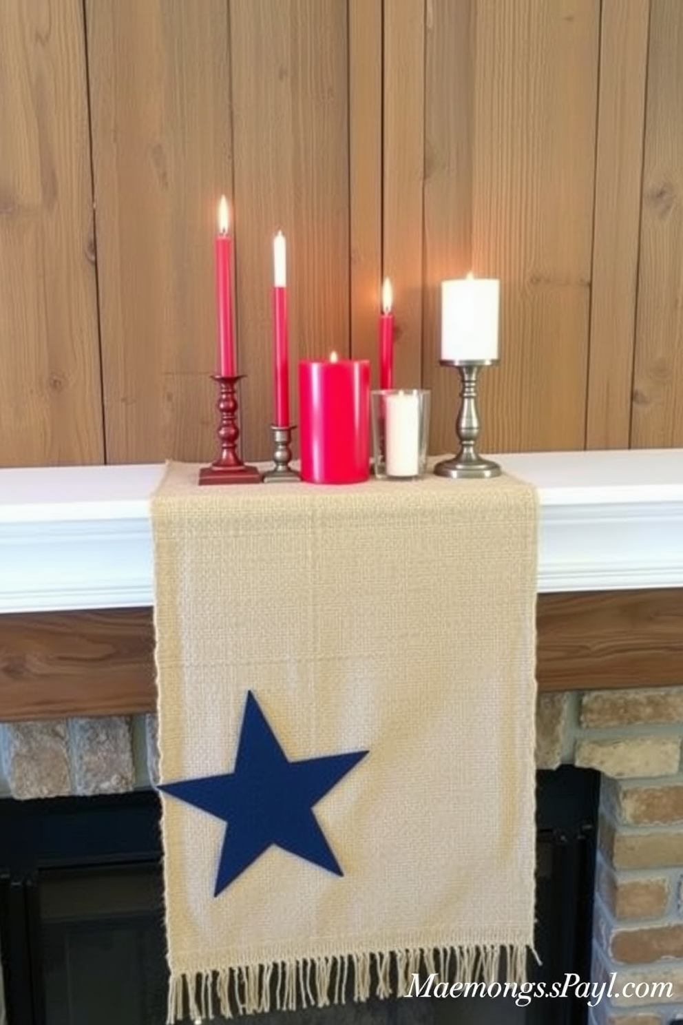 Memorial Day Mantel Decorating Ideas 12