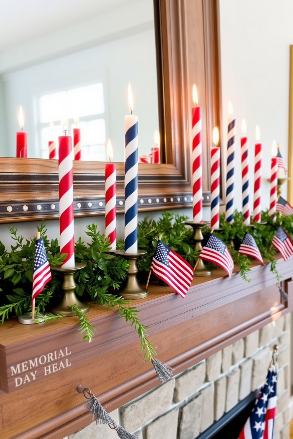 Memorial Day Mantel Decorating Ideas 16