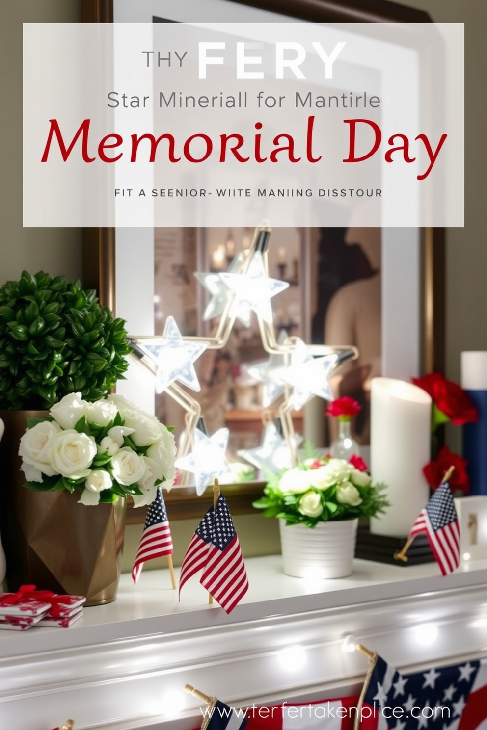 Memorial Day Mantel Decorating Ideas 19