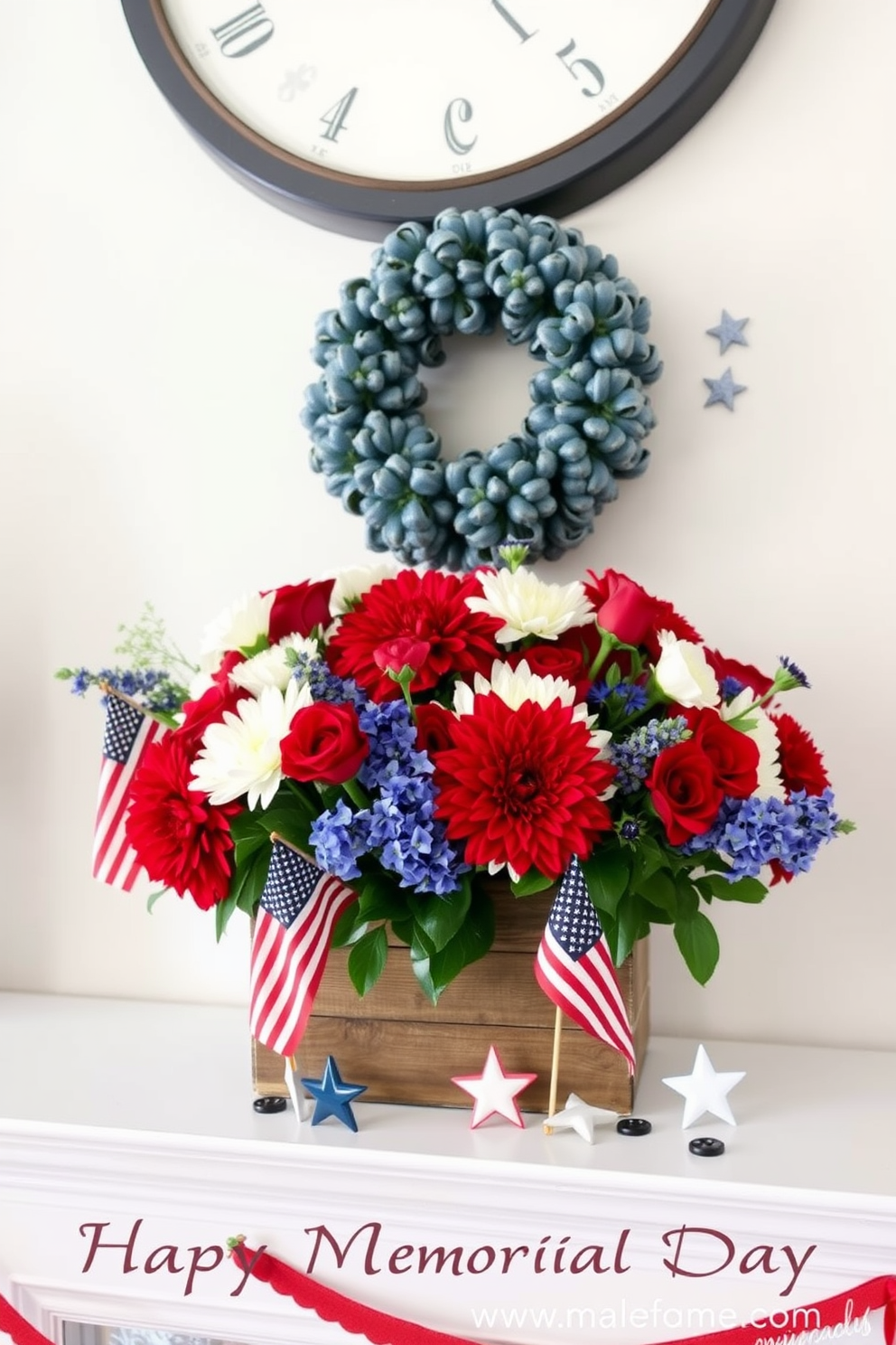 Memorial Day Mantel Decorating Ideas 2