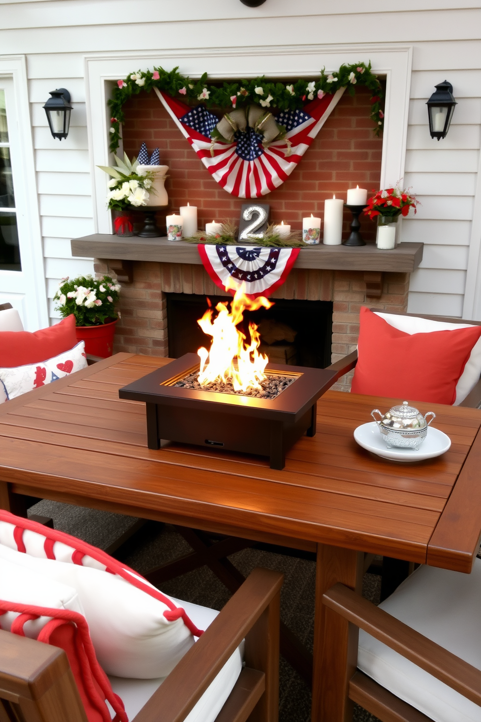 Memorial Day Mantel Decorating Ideas 23