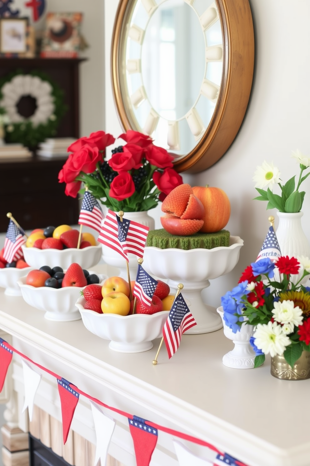 Memorial Day Mantel Decorating Ideas 25