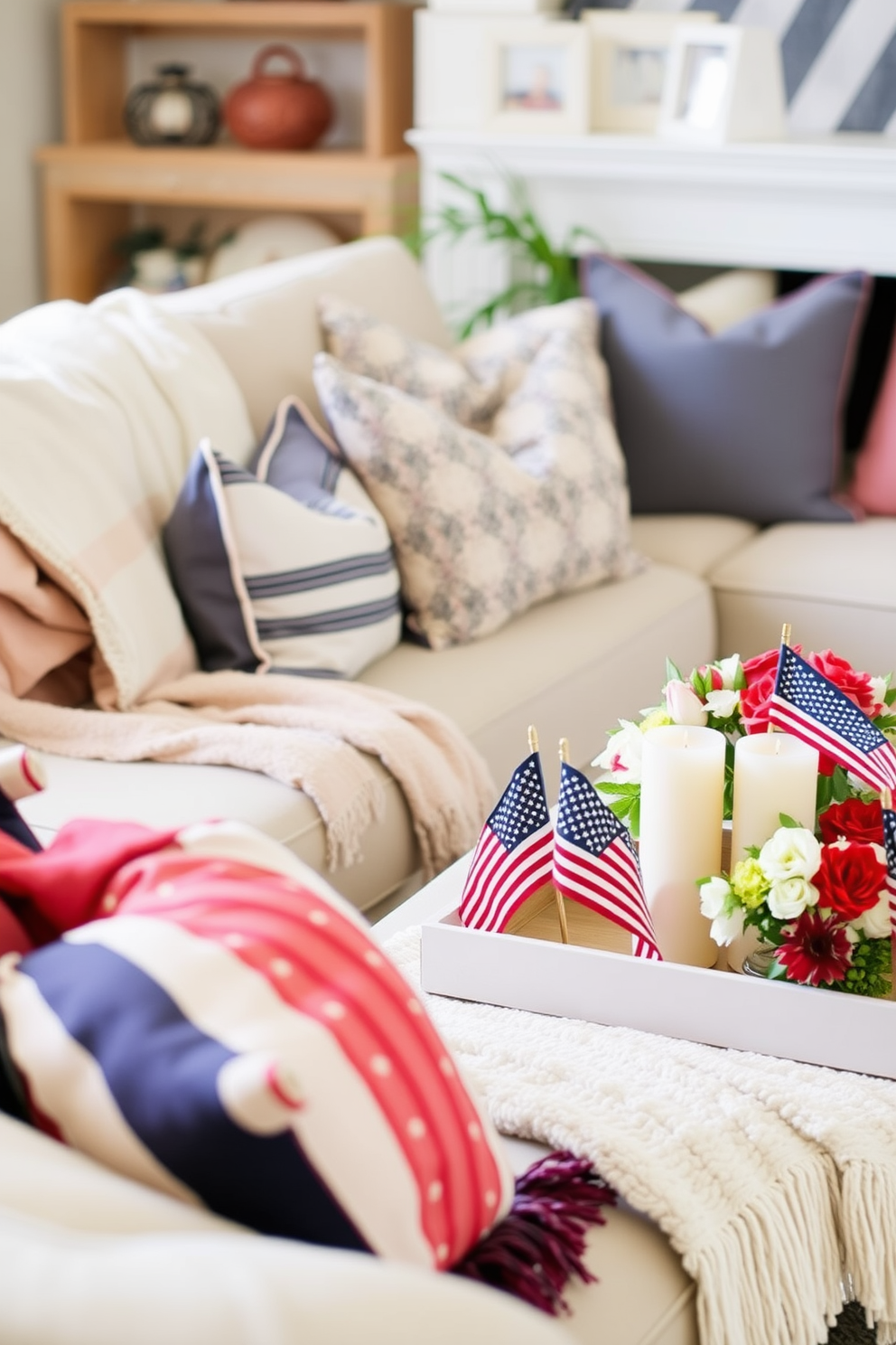 Memorial Day Mantel Decorating Ideas 27