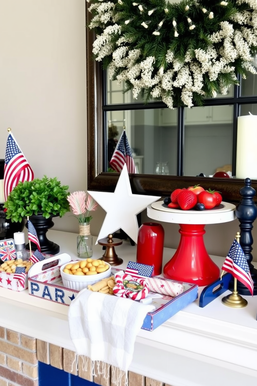 Memorial Day Mantel Decorating Ideas 28