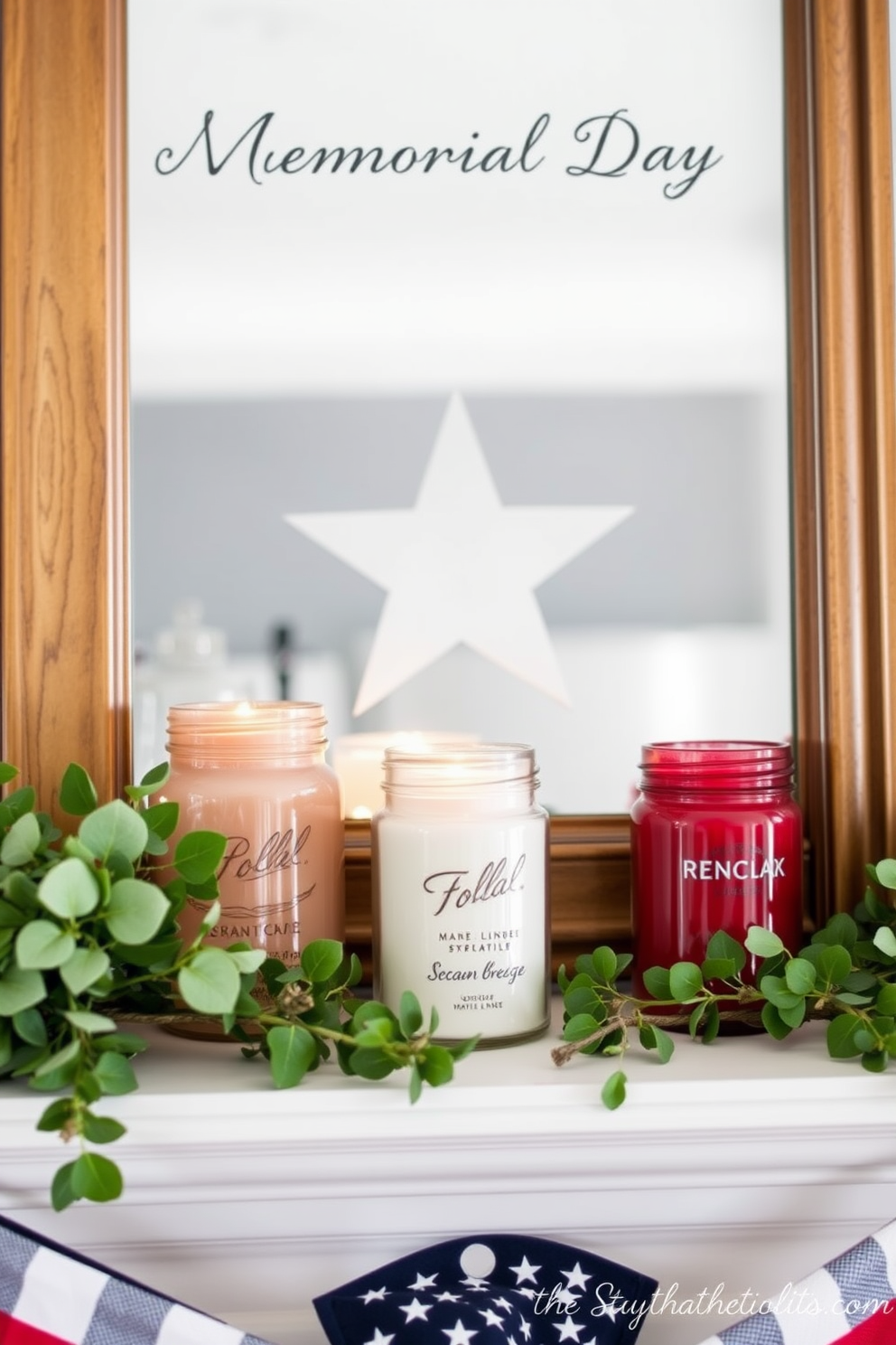 Memorial Day Mantel Decorating Ideas 29