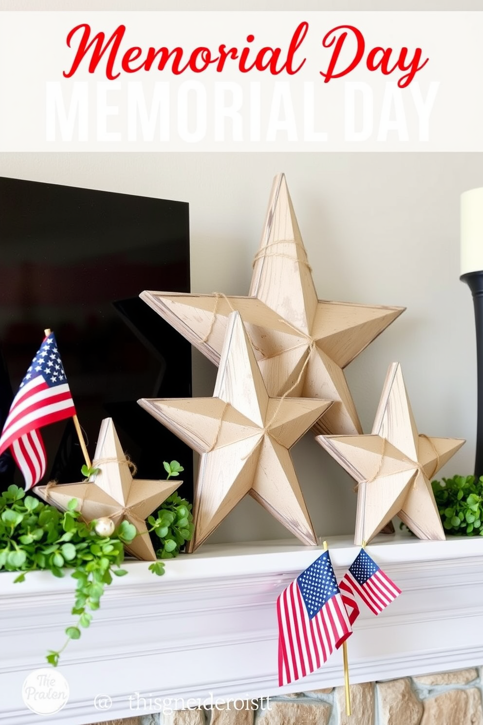 Memorial Day Mantel Decorating Ideas 4