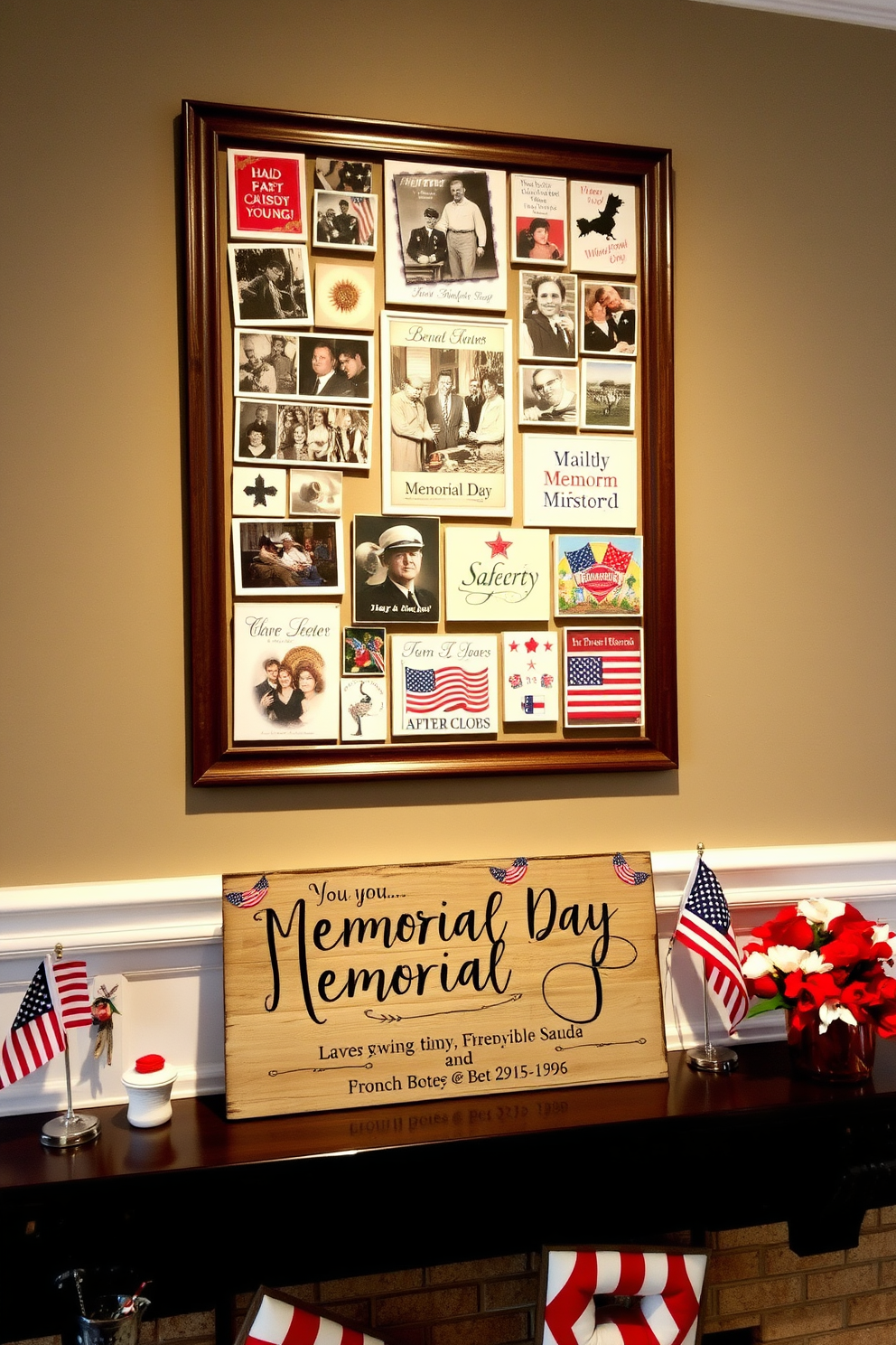 Memorial Day Mantel Decorating Ideas 6