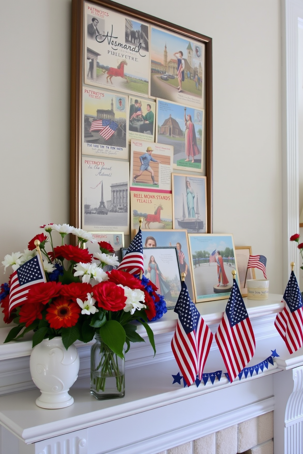 Memorial Day Mantel Decorating Ideas 9