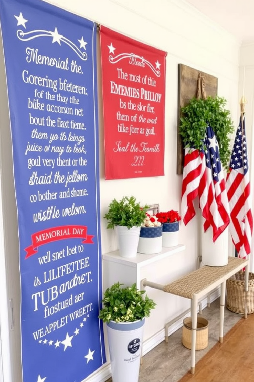 Memorial Day Mudroom Decorating Ideas 14