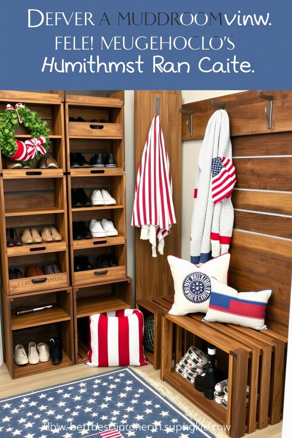 Memorial Day Mudroom Decorating Ideas 17