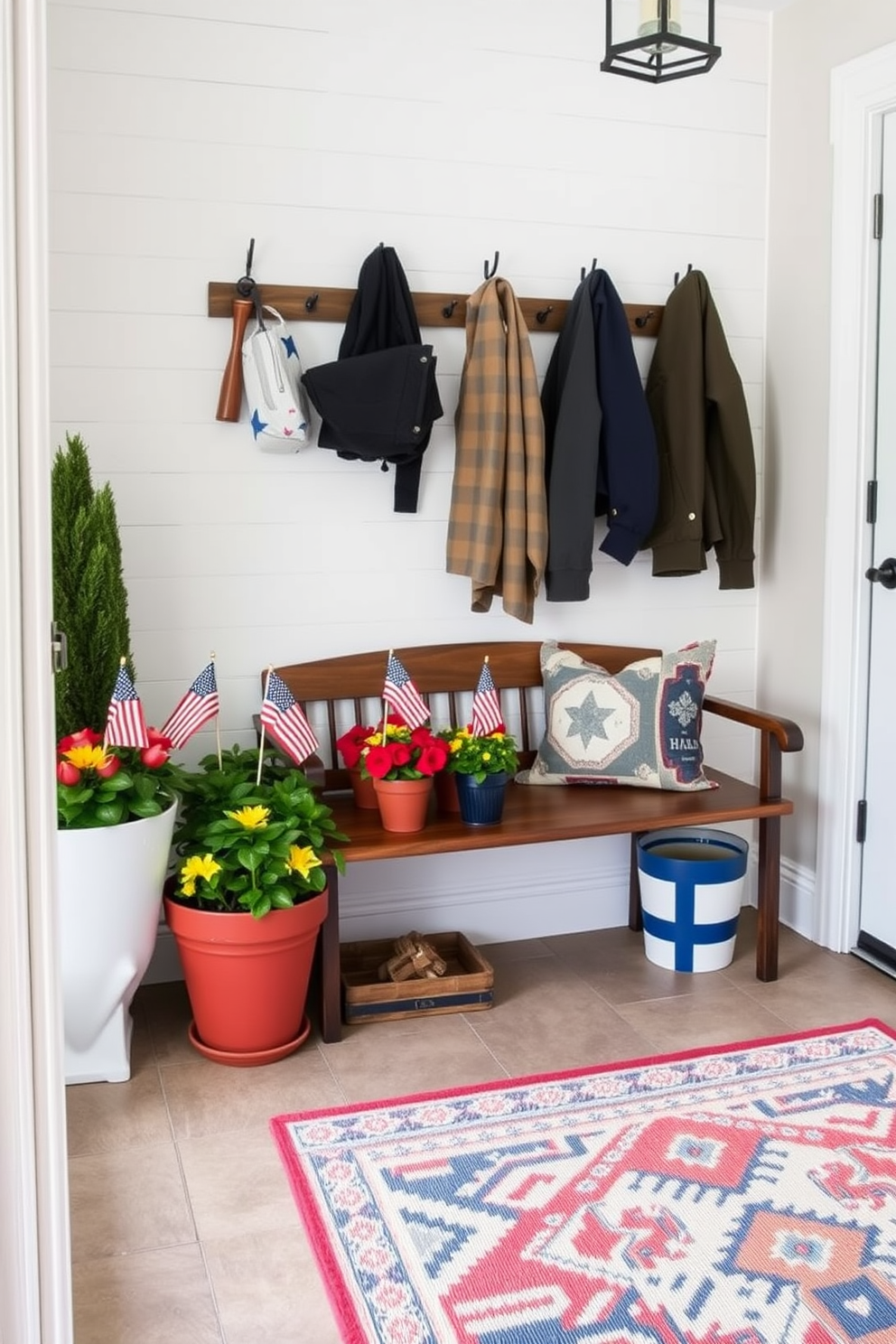 Memorial Day Mudroom Decorating Ideas 22