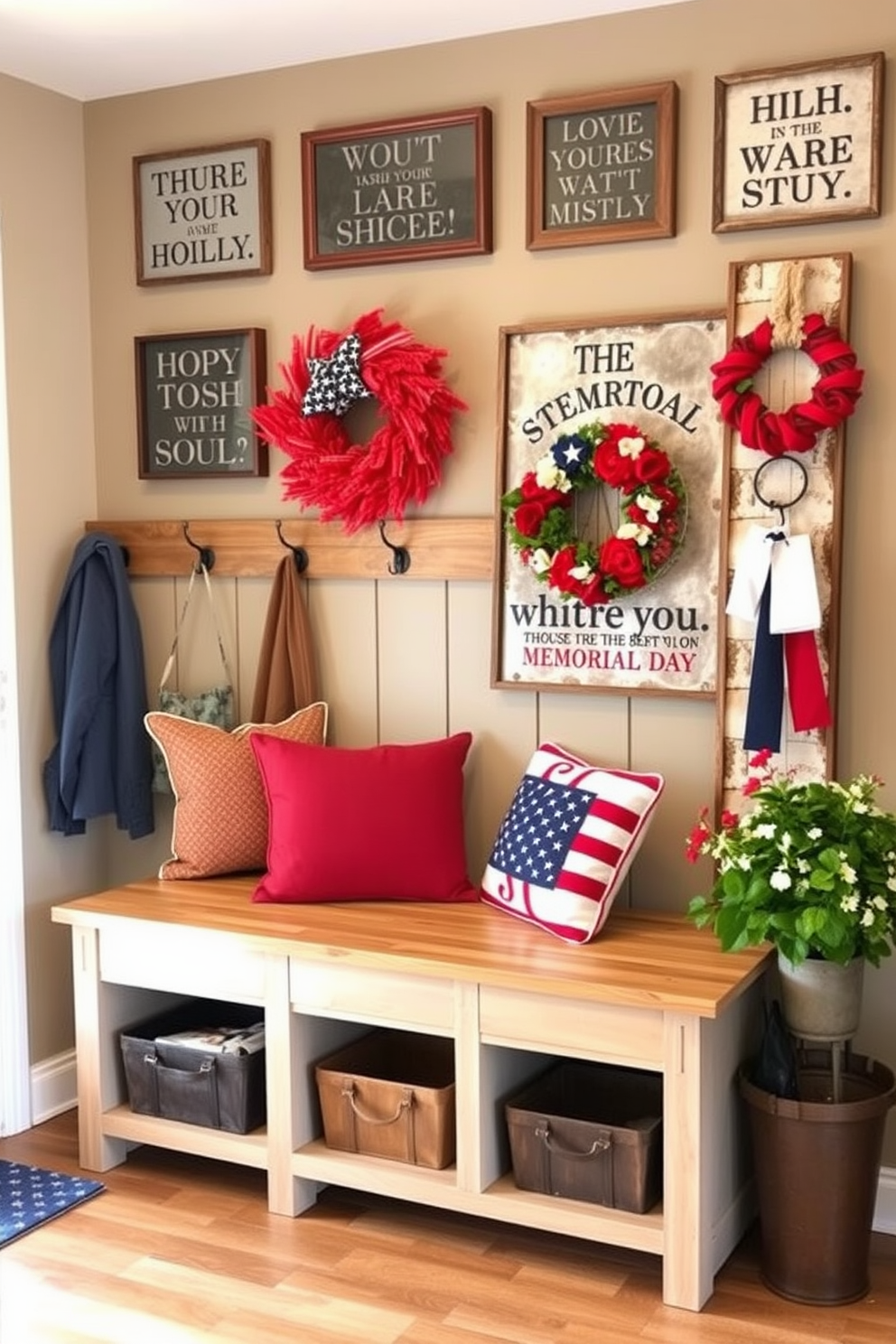 Memorial Day Mudroom Decorating Ideas 23