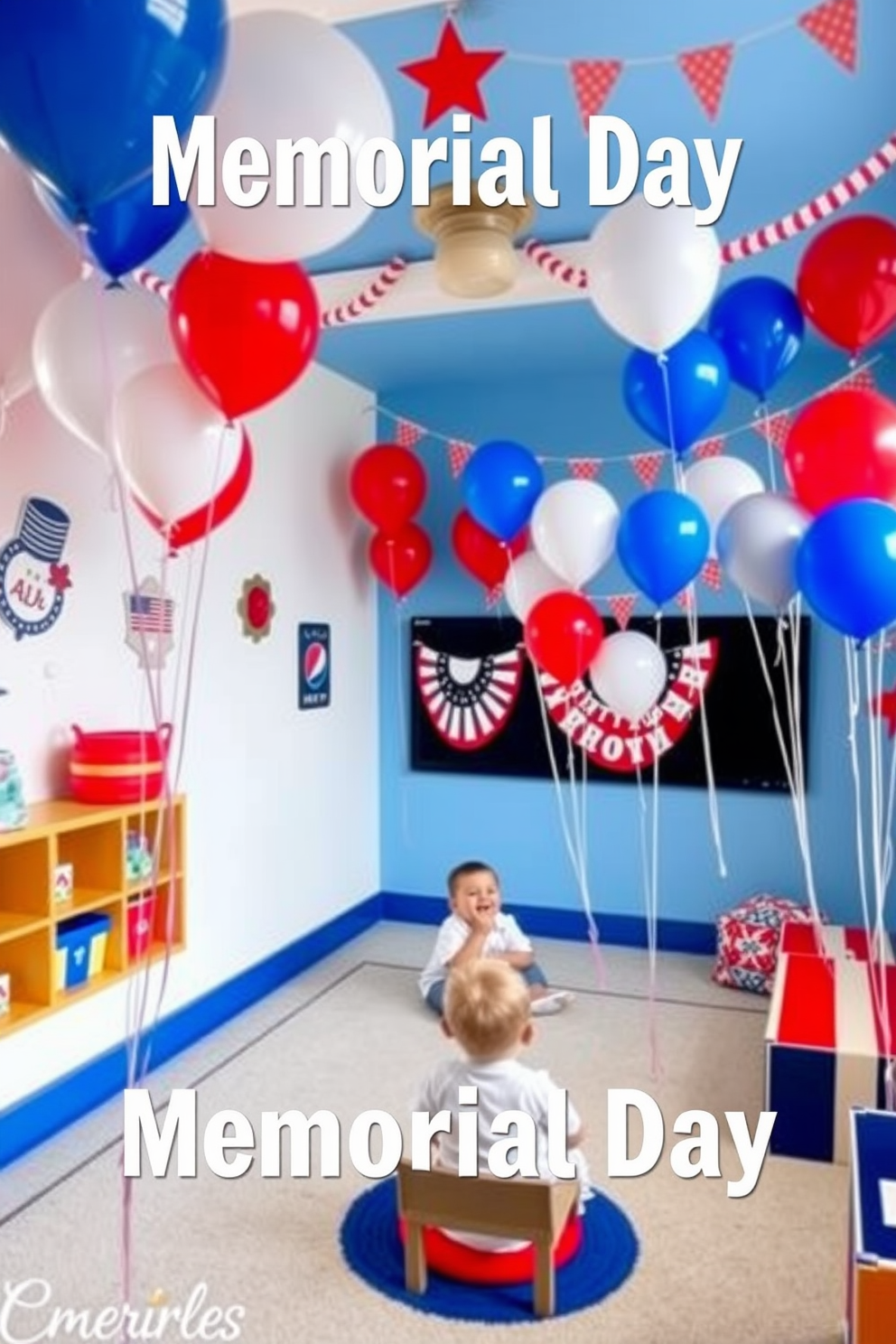 Memorial Day Playroom Decorating Ideas 14