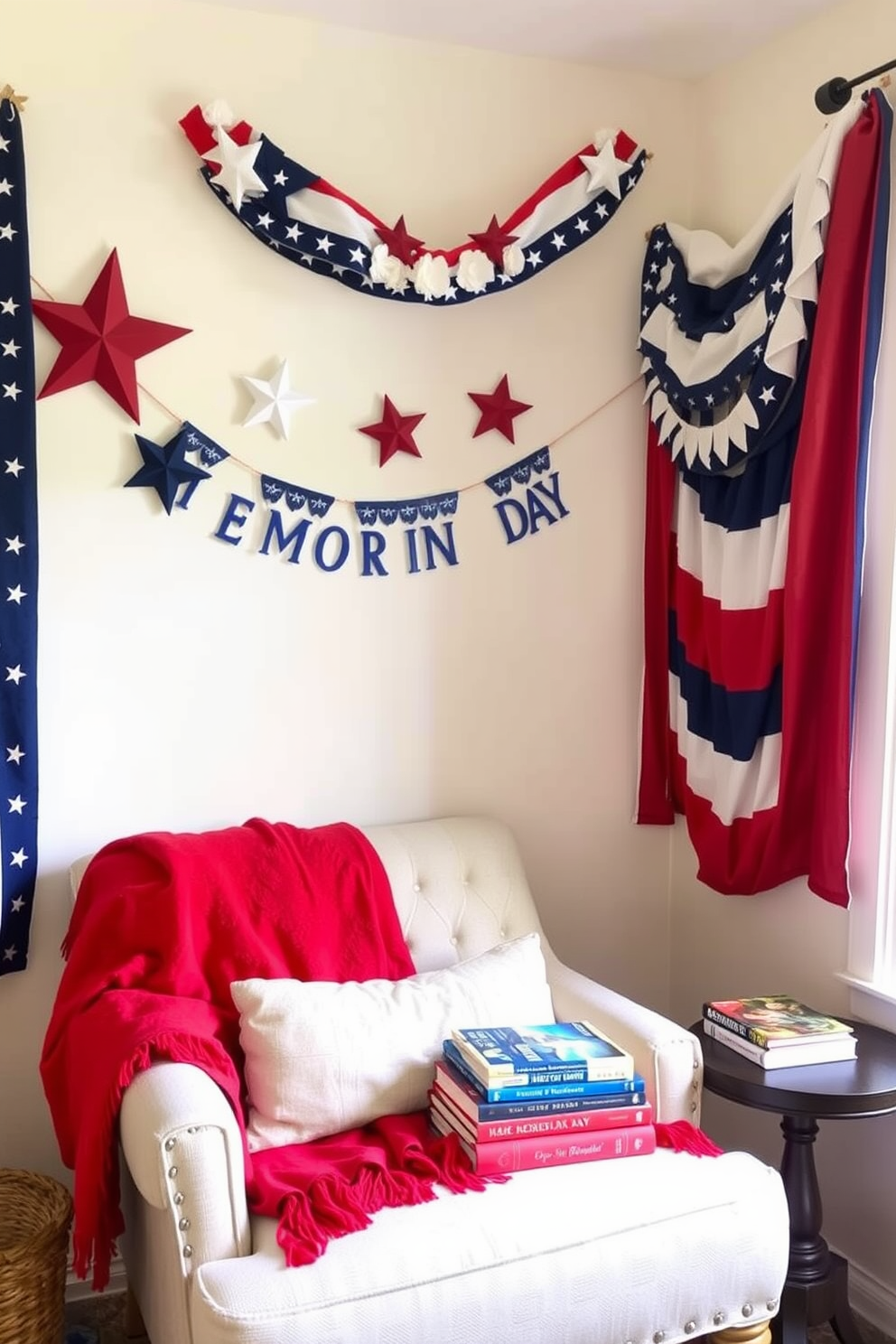 Memorial Day Reading Nook Decorating Ideas 15