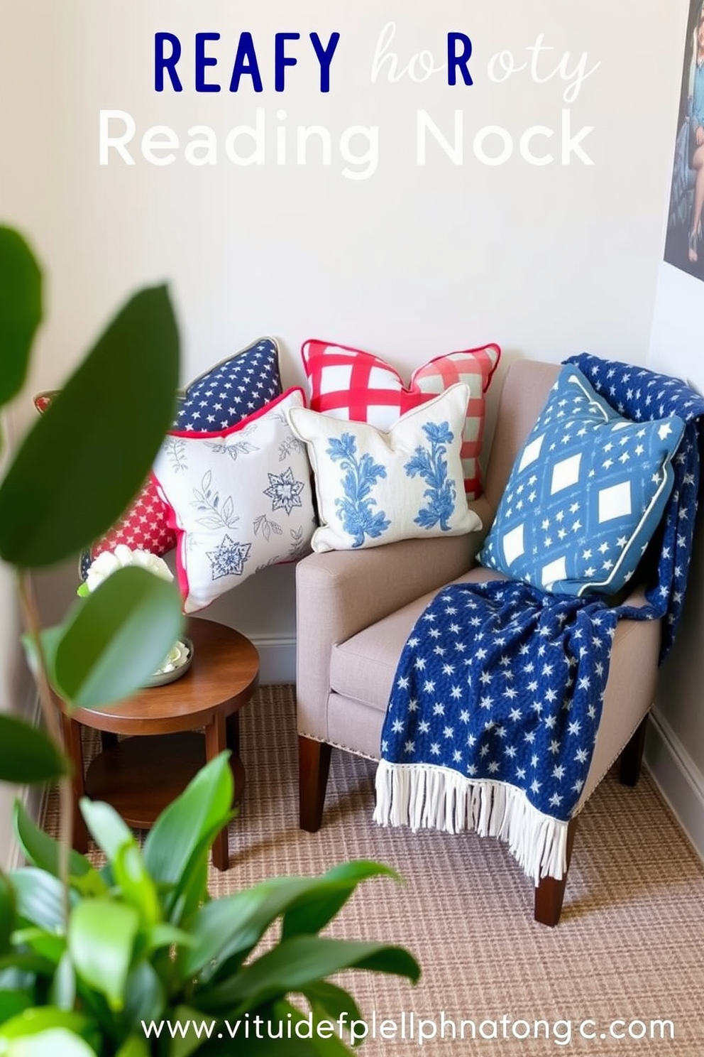 Memorial Day Reading Nook Decorating Ideas 28