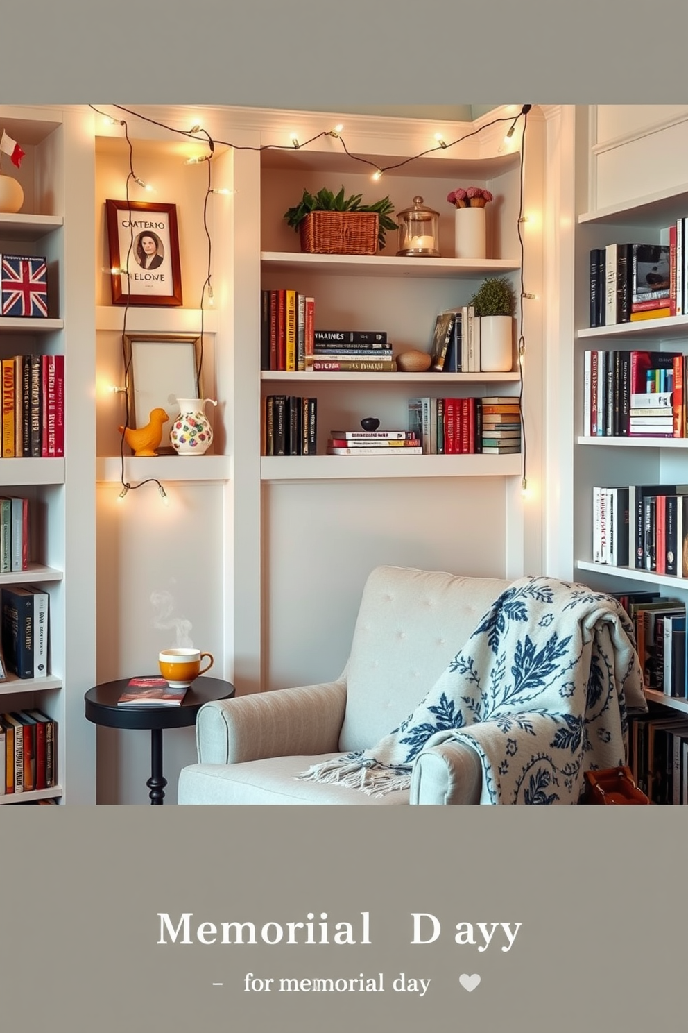 Memorial Day Reading Nook Decorating Ideas 4