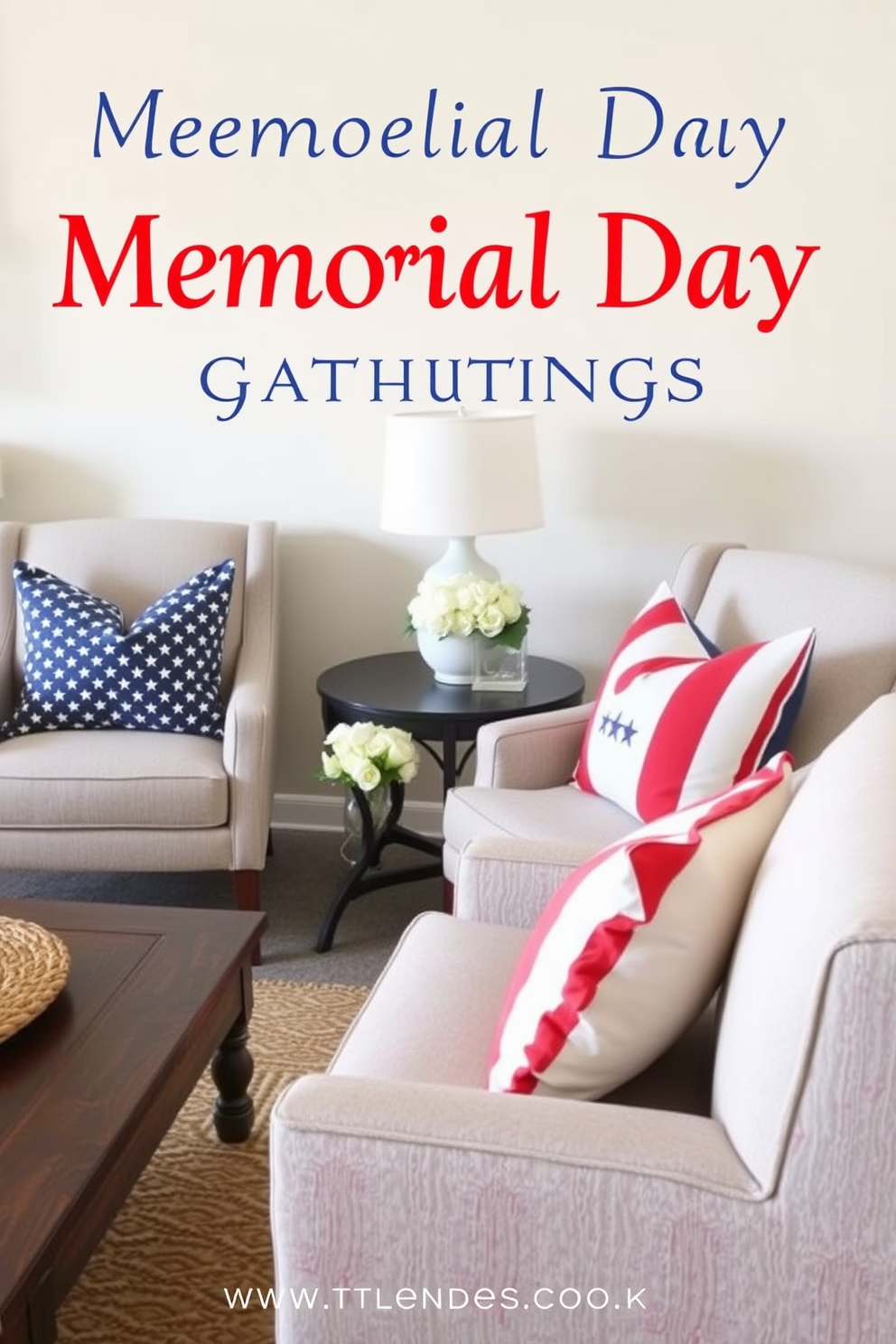 Memorial Day Small Living Room Decorating Ideas 23