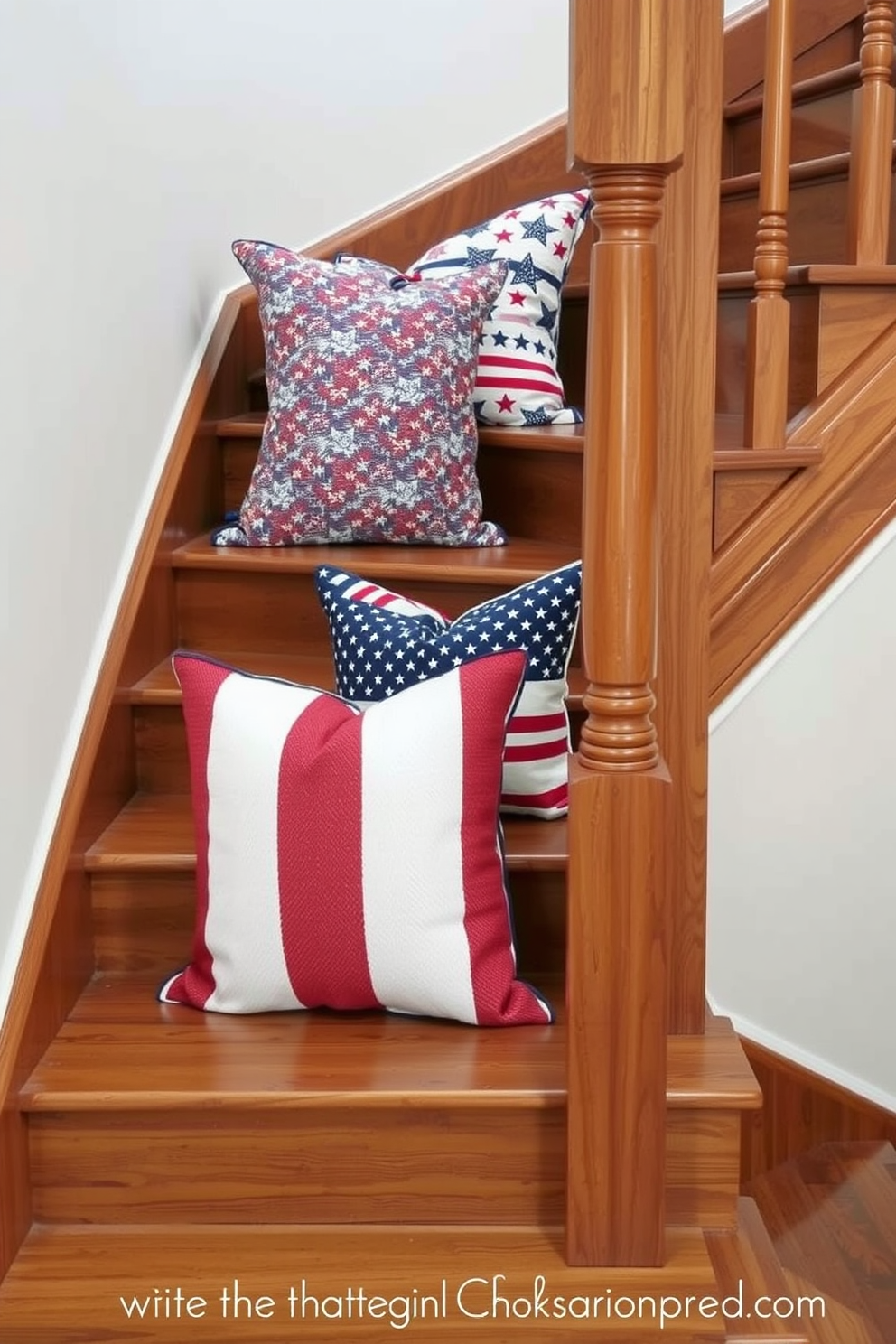 Memorial Day Staircase Decorating Ideas 15