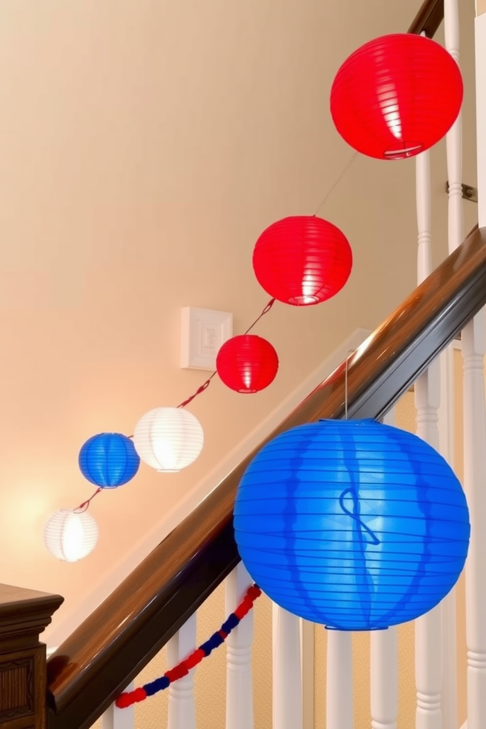 Memorial Day Staircase Decorating Ideas 25