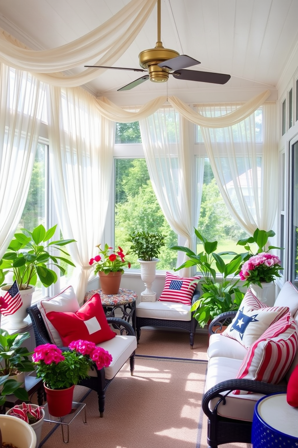 Memorial Day Sunroom Decorating Ideas 23