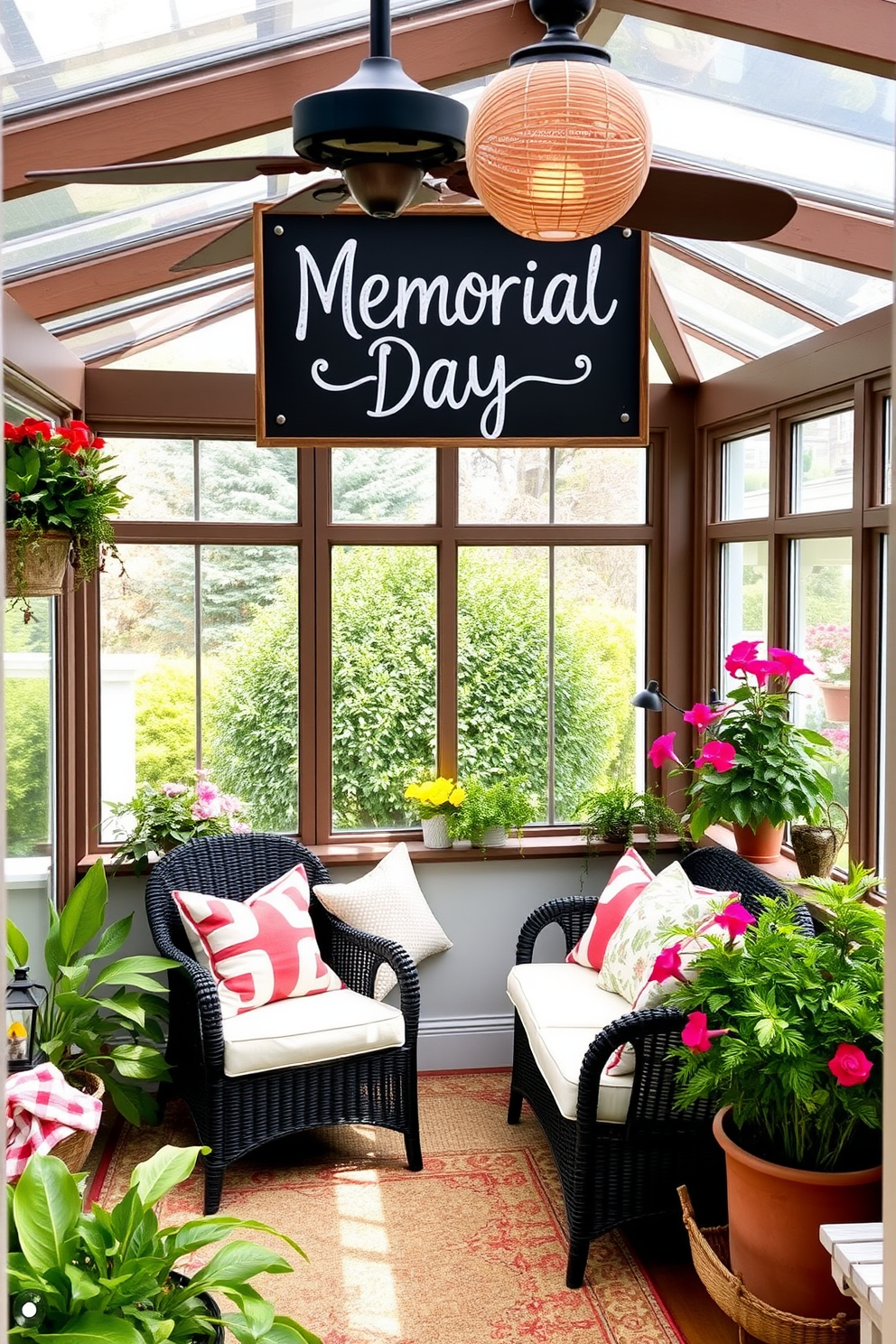 Memorial Day Sunroom Decorating Ideas 25