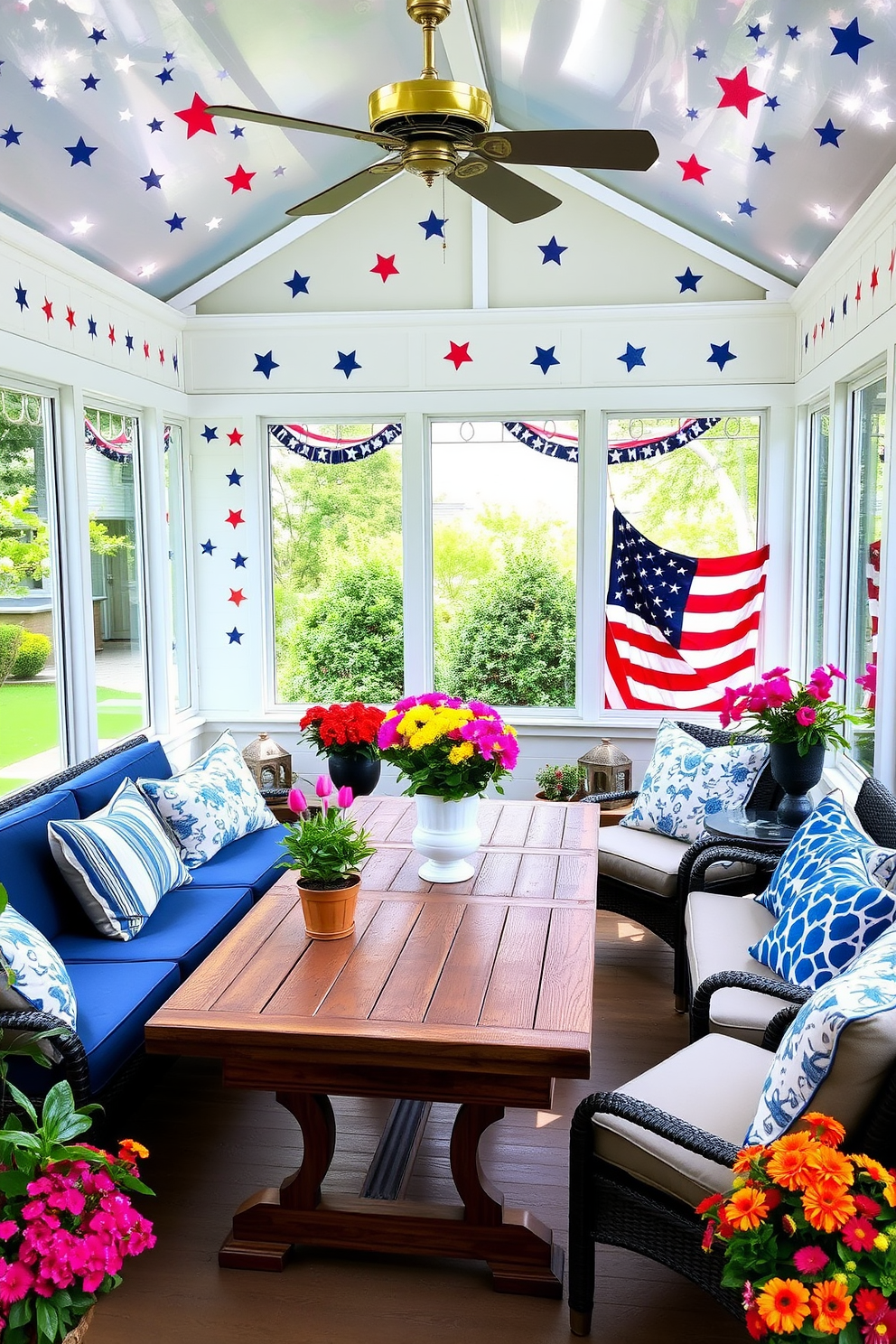 Memorial Day Sunroom Decorating Ideas 28