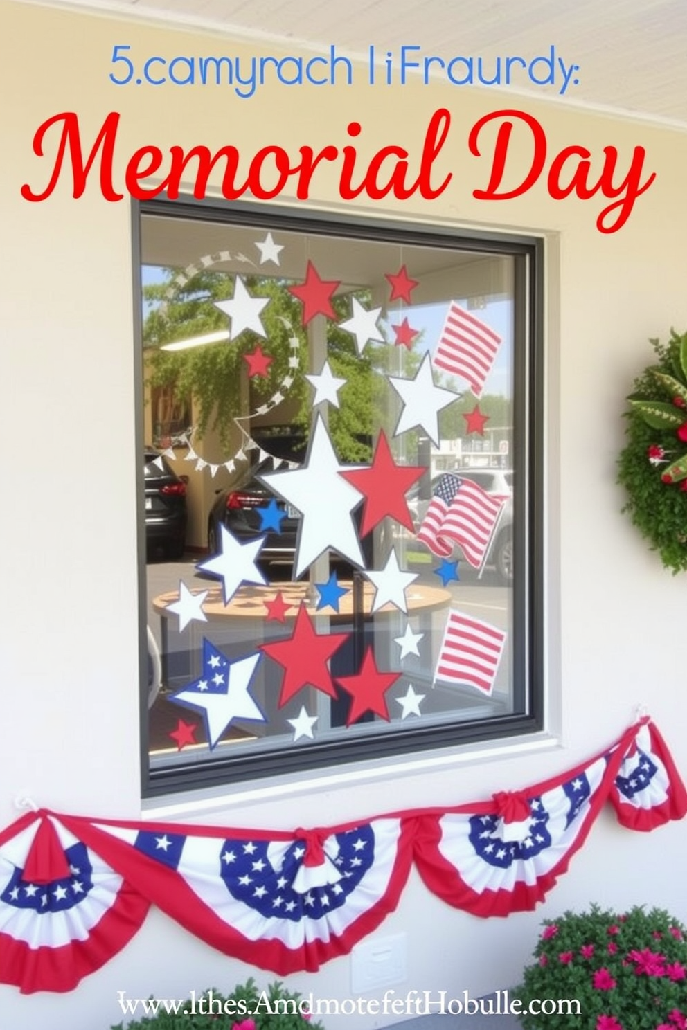 Memorial Day Window Decorating Ideas 2