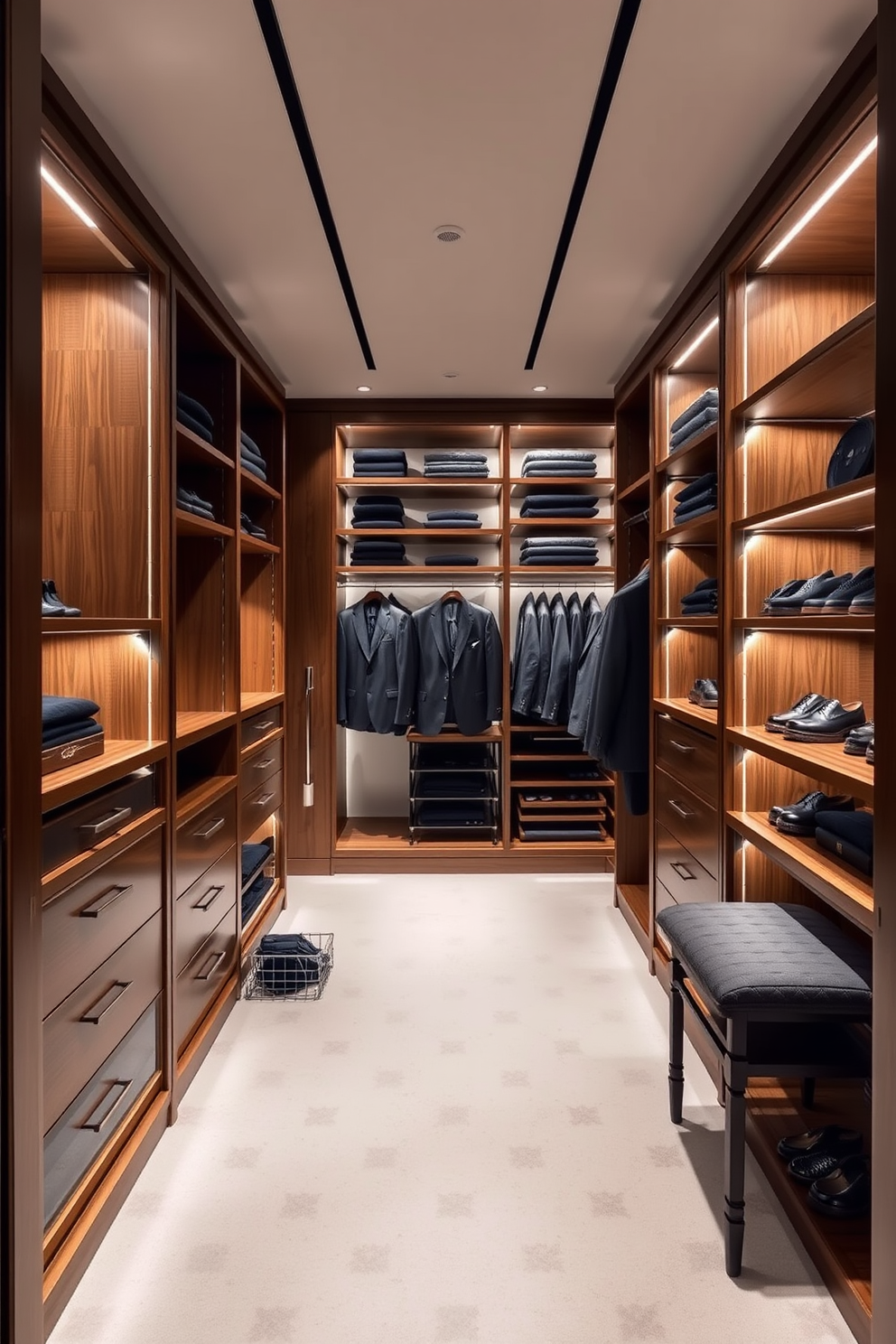 Mens Walk In Closet Design Ideas 19