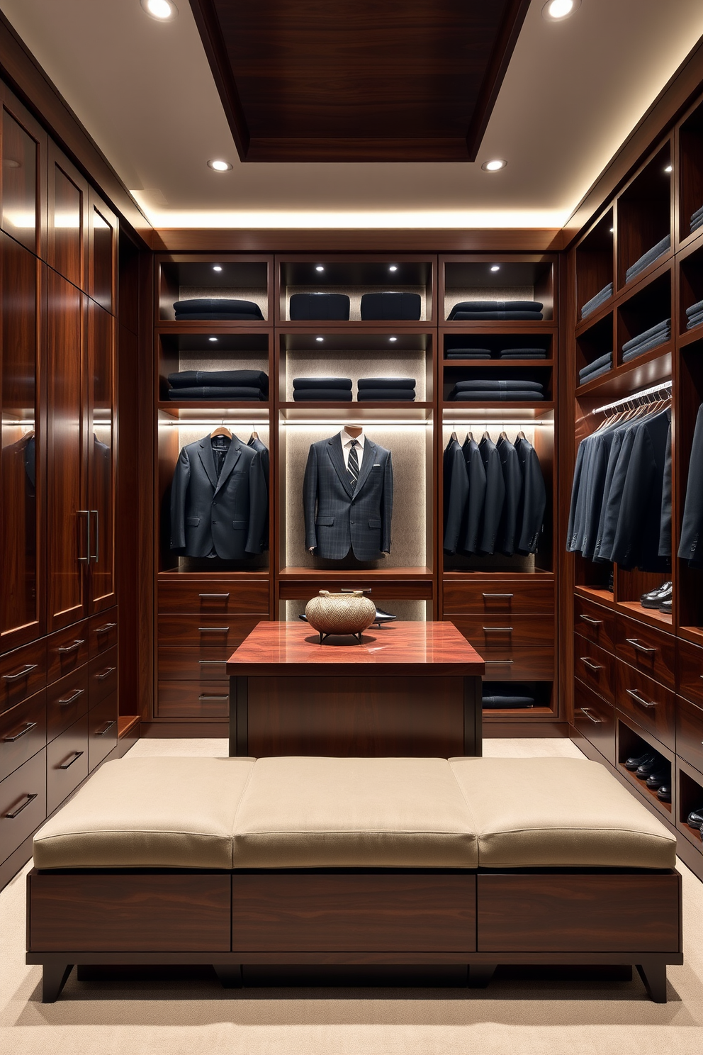 Mens Walk In Closet Design Ideas 7