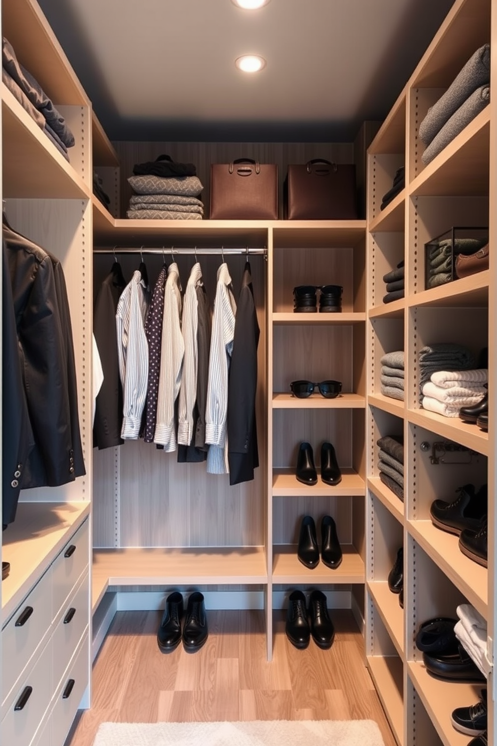 Mens Walk In Closet Design Ideas 9