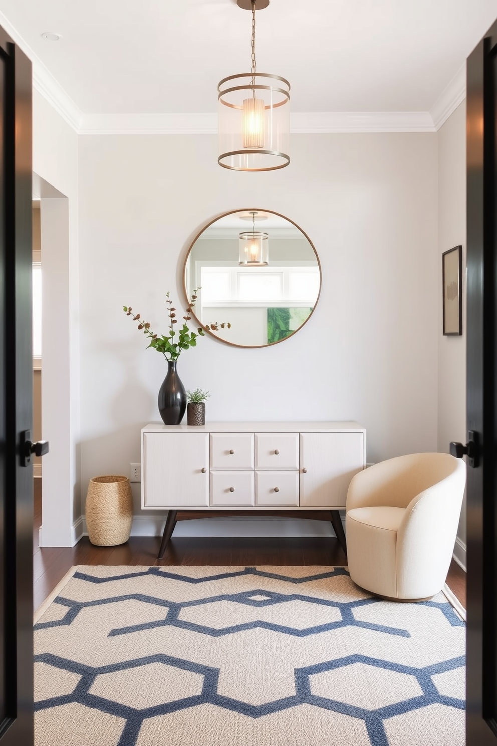 Mid Century Modern Foyer Design Ideas 2