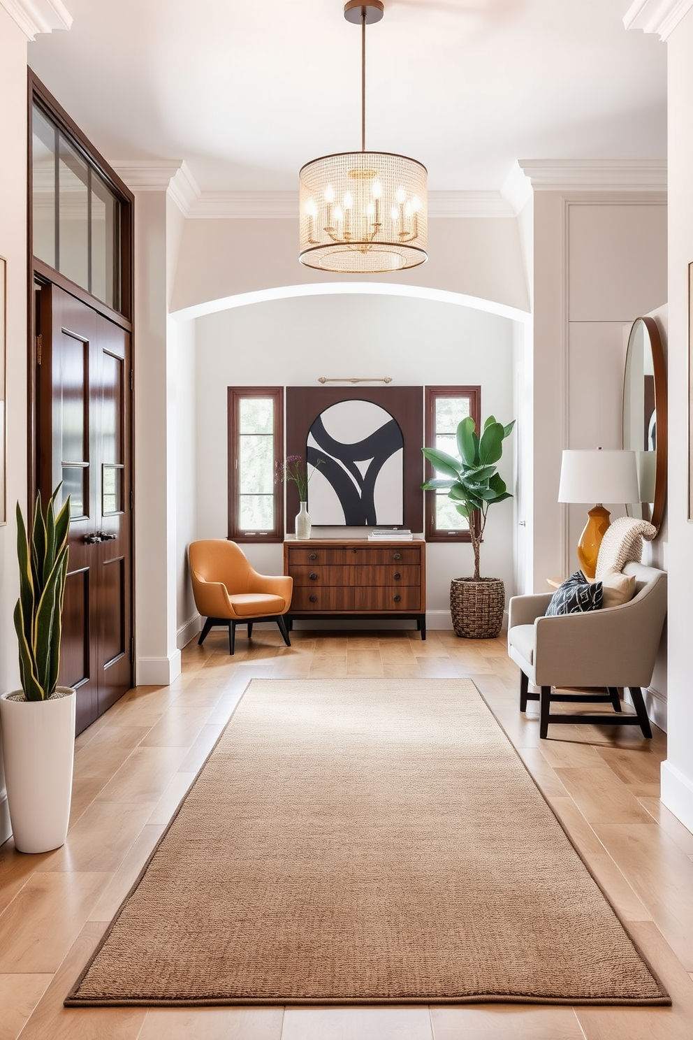 Mid Century Modern Foyer Design Ideas 23