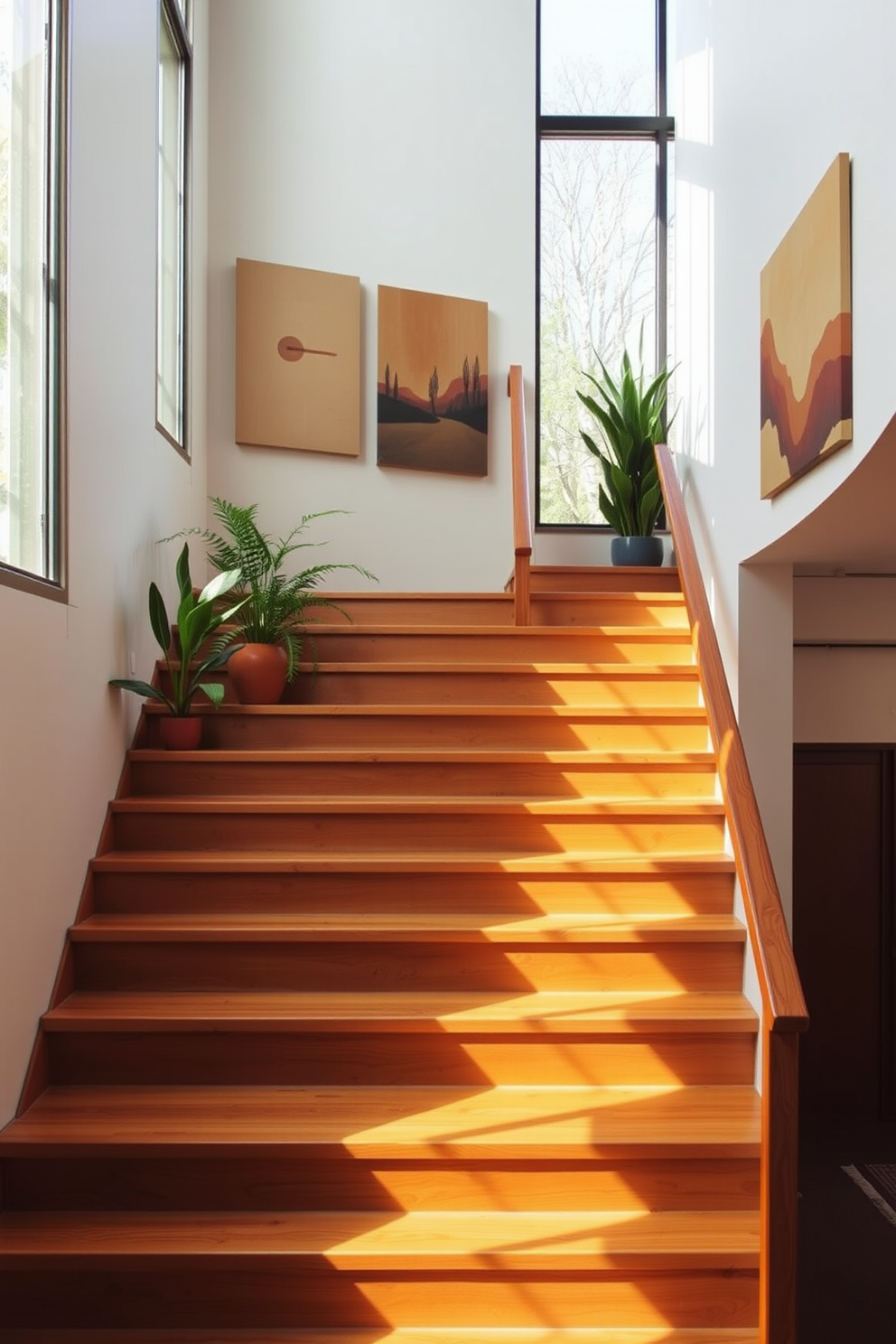 Mid Century Modern Staircase Design Ideas 17