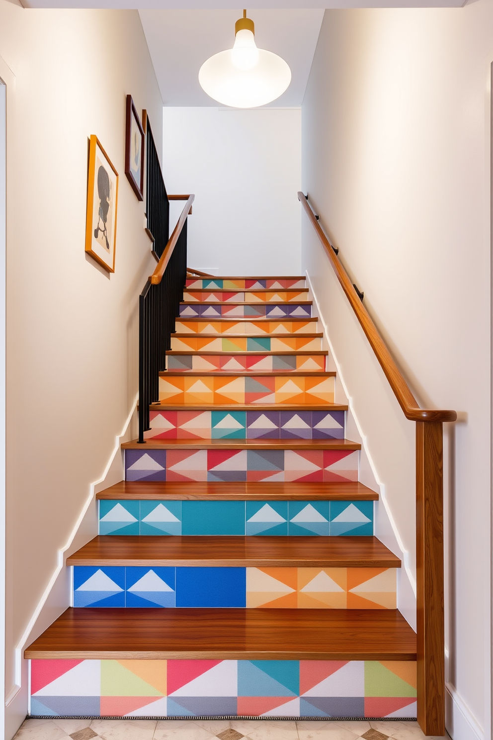 Mid Century Modern Staircase Design Ideas 2