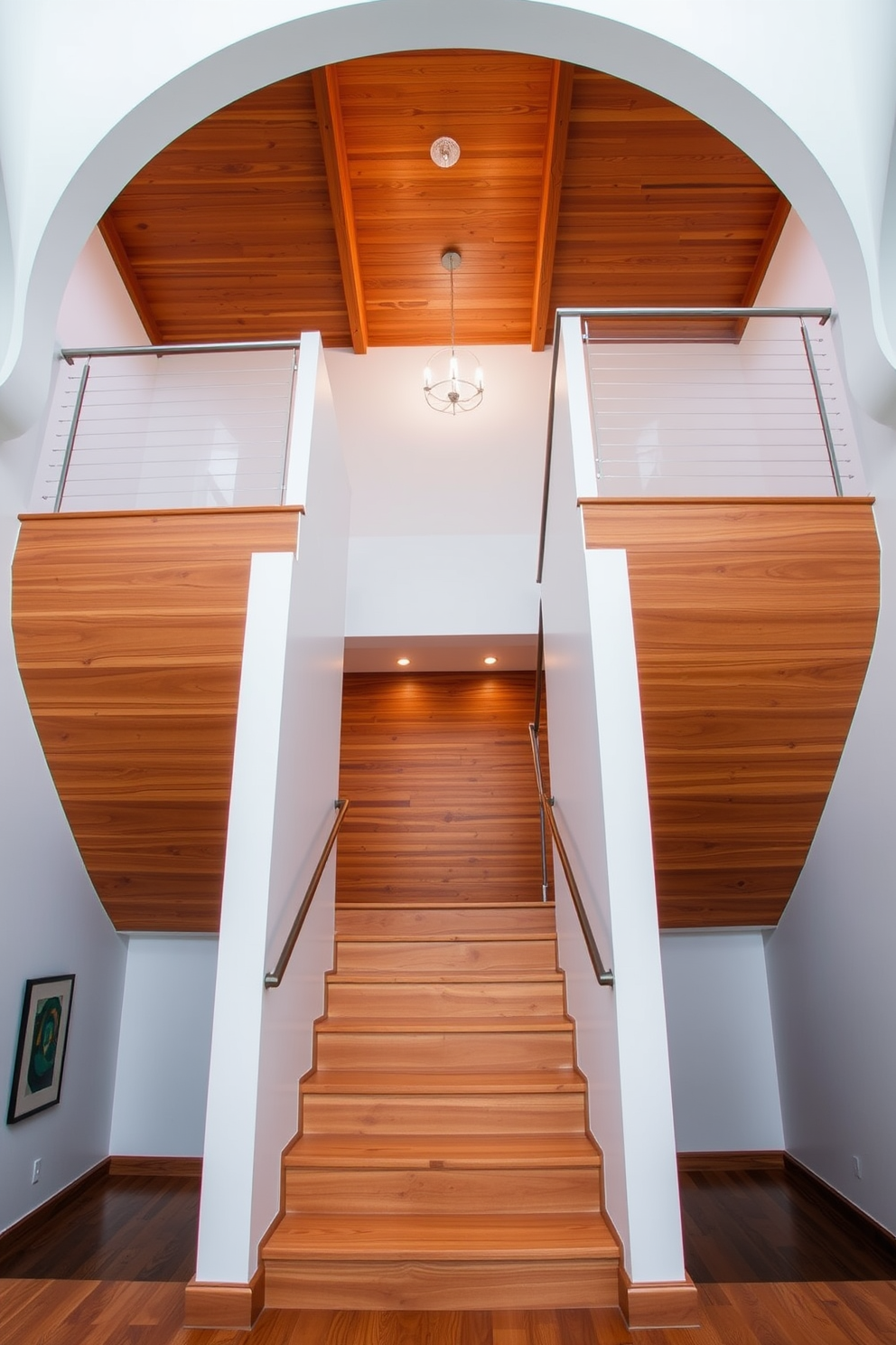 Mid Century Modern Staircase Design Ideas 27